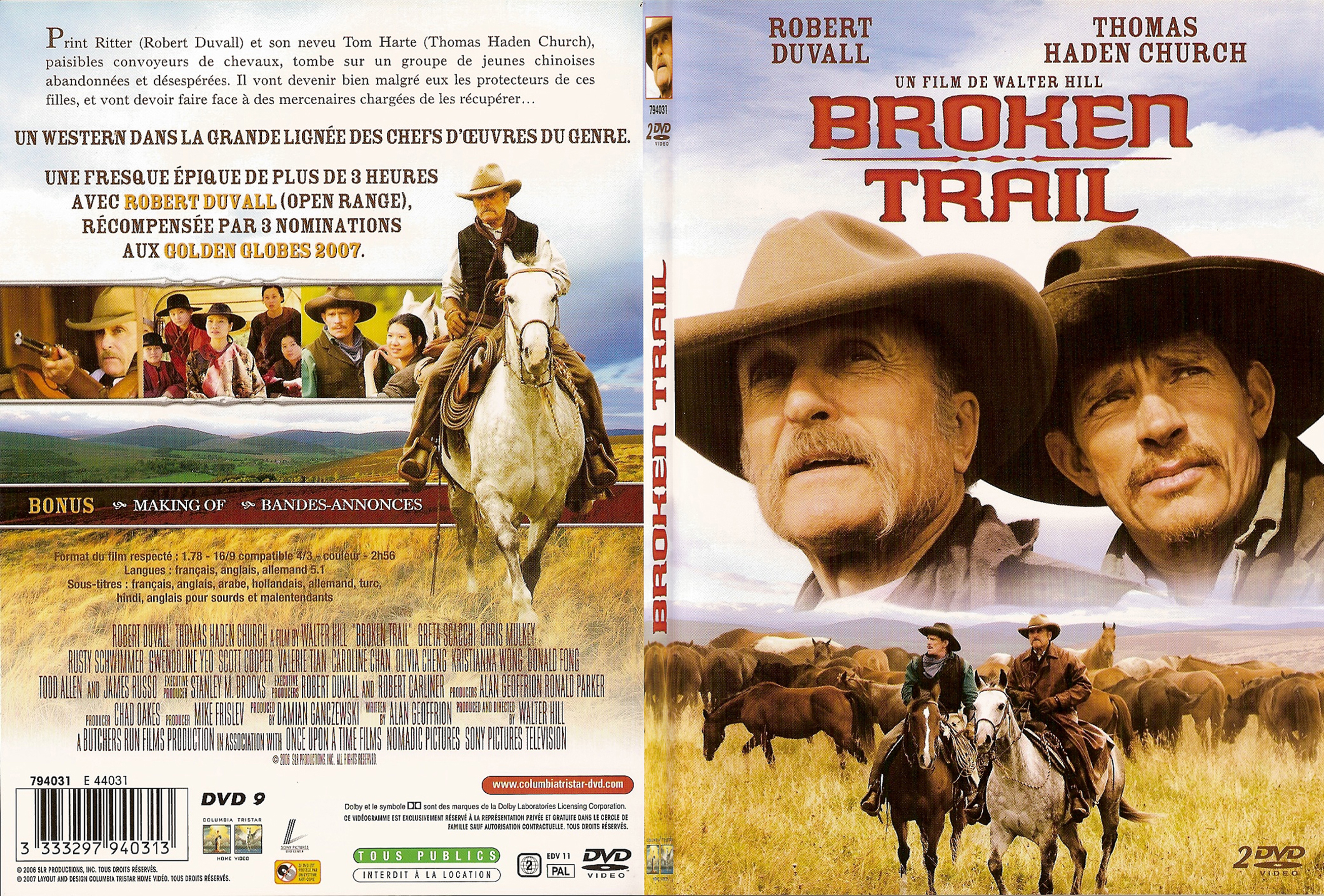 Jaquette DVD Broken trail - SLIM