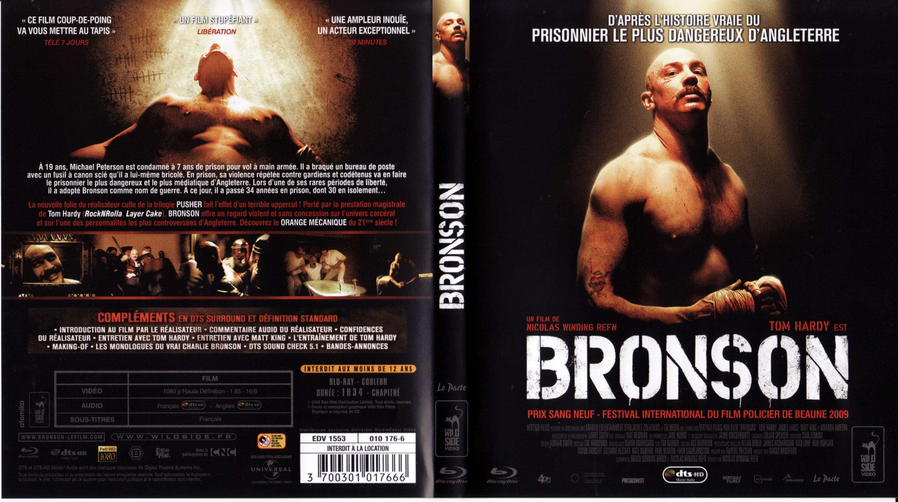 Jaquette DVD Bronson (BLU-RAY)