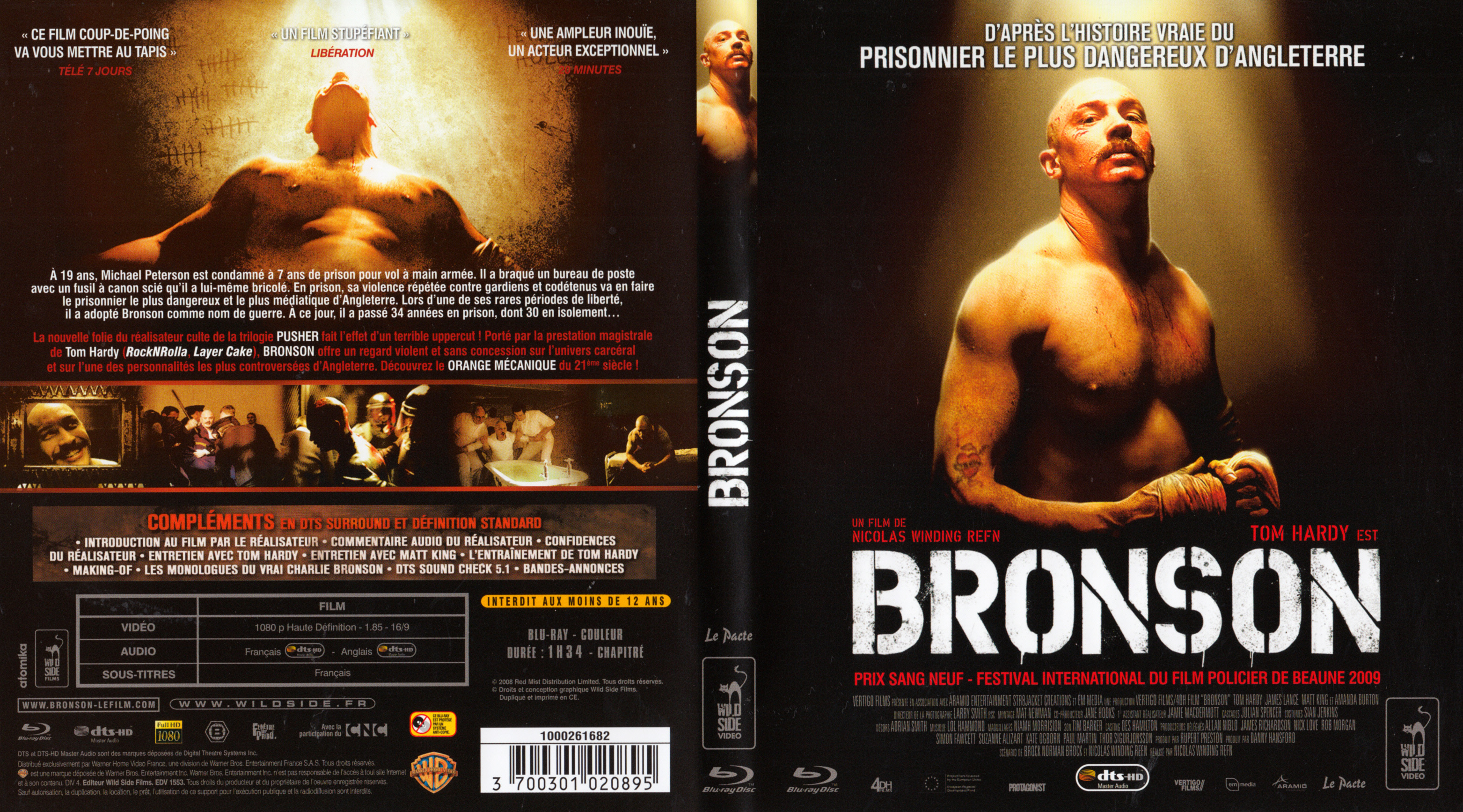 Jaquette DVD Bronson (BLU-RAY) v2