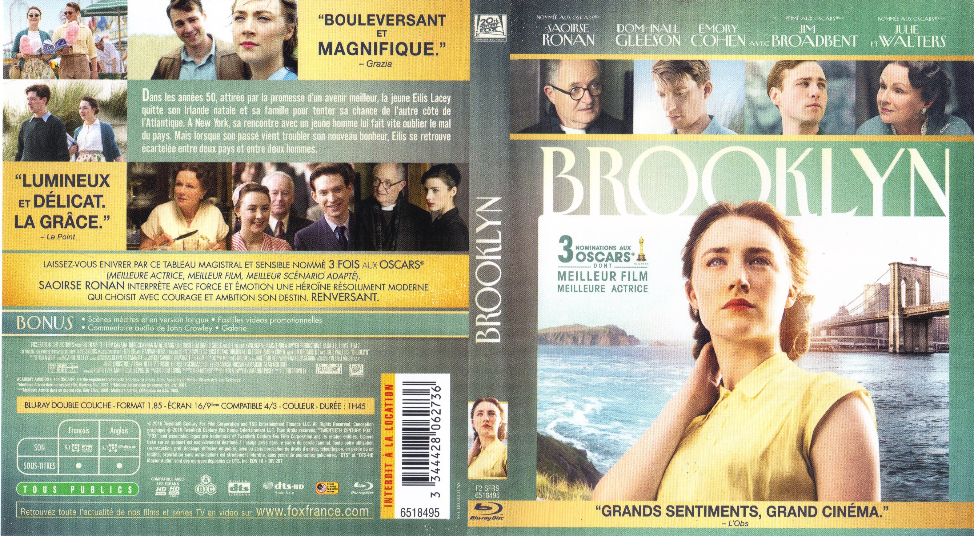 Jaquette DVD Brooklyn (BLU-RAY)