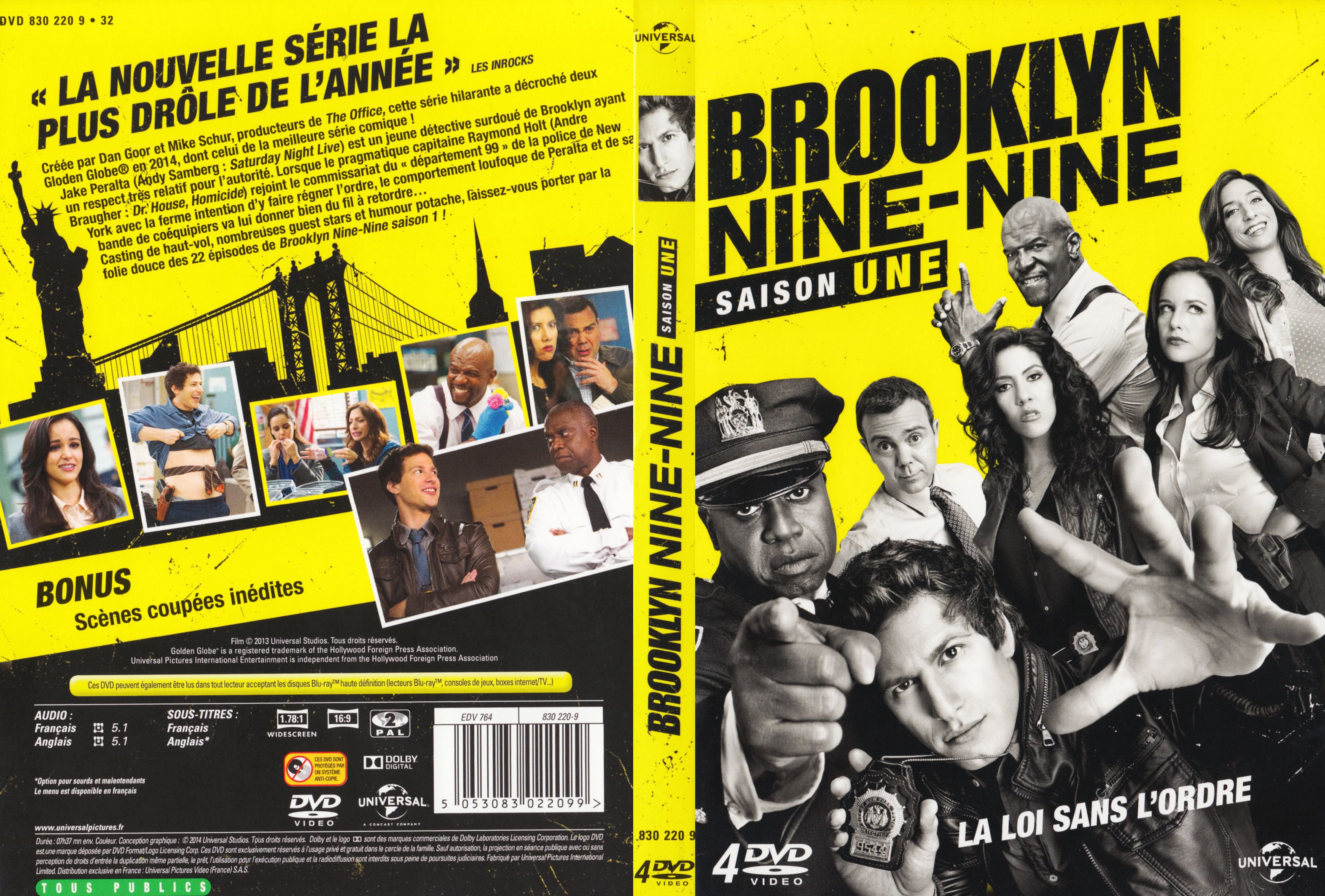 Jaquette DVD Brooklyn nine-nine Saison 1