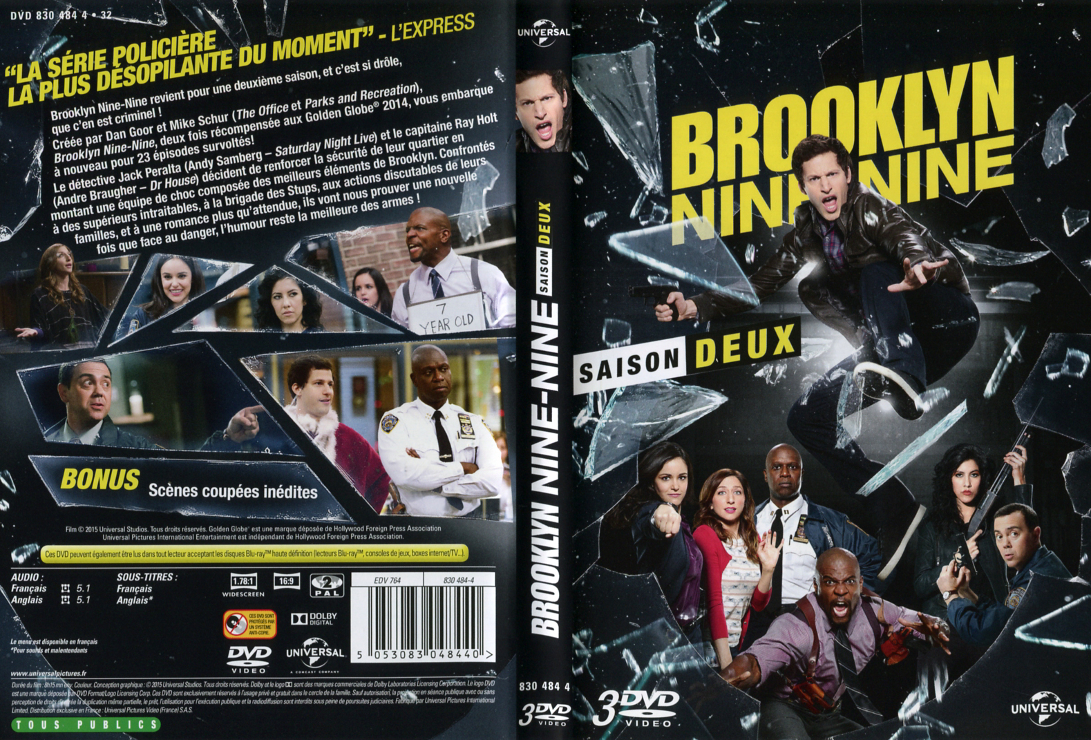 Jaquette DVD Brooklyn nine-nine Saison 2