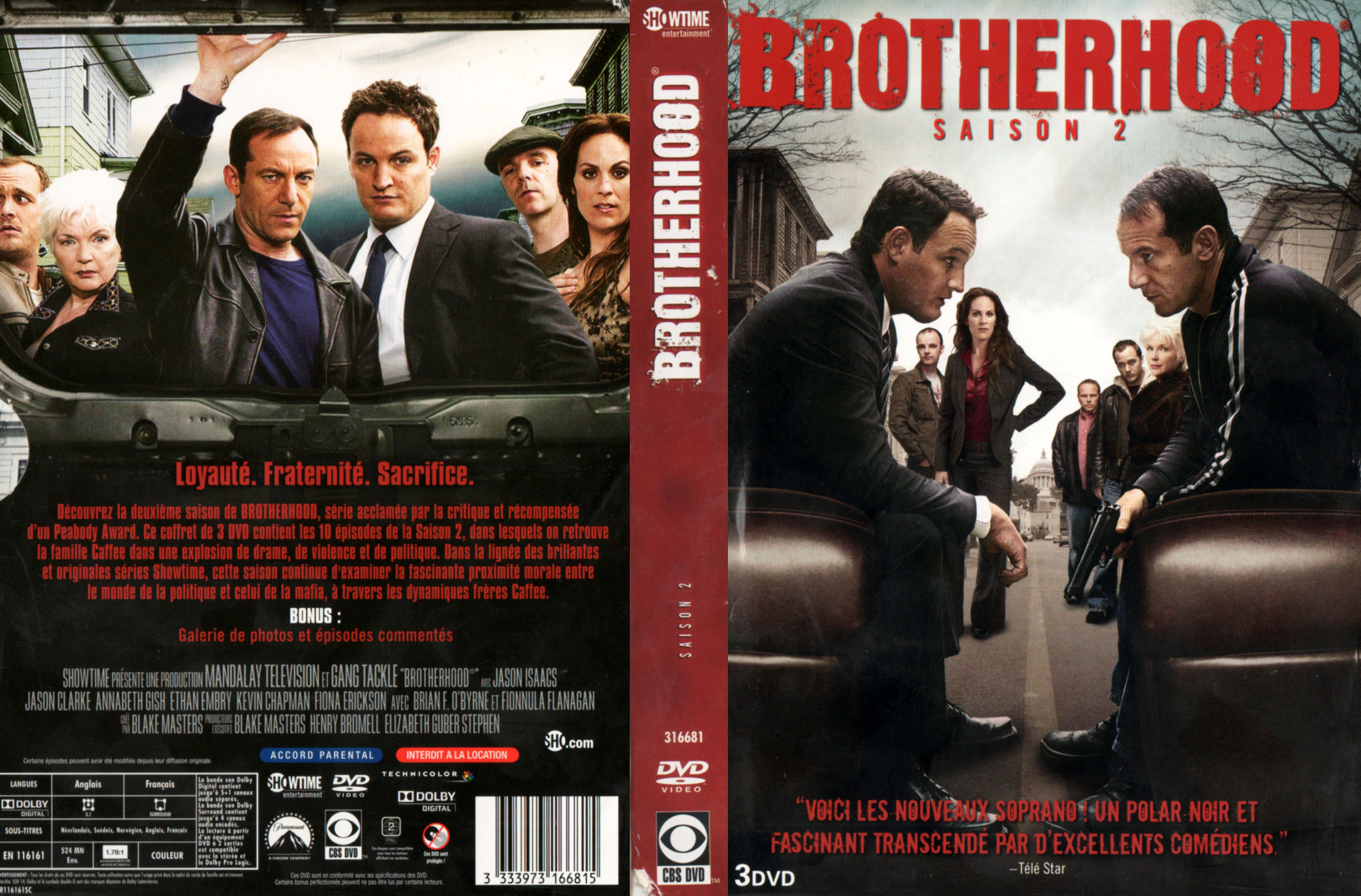 Jaquette DVD Brotherhood saison 2