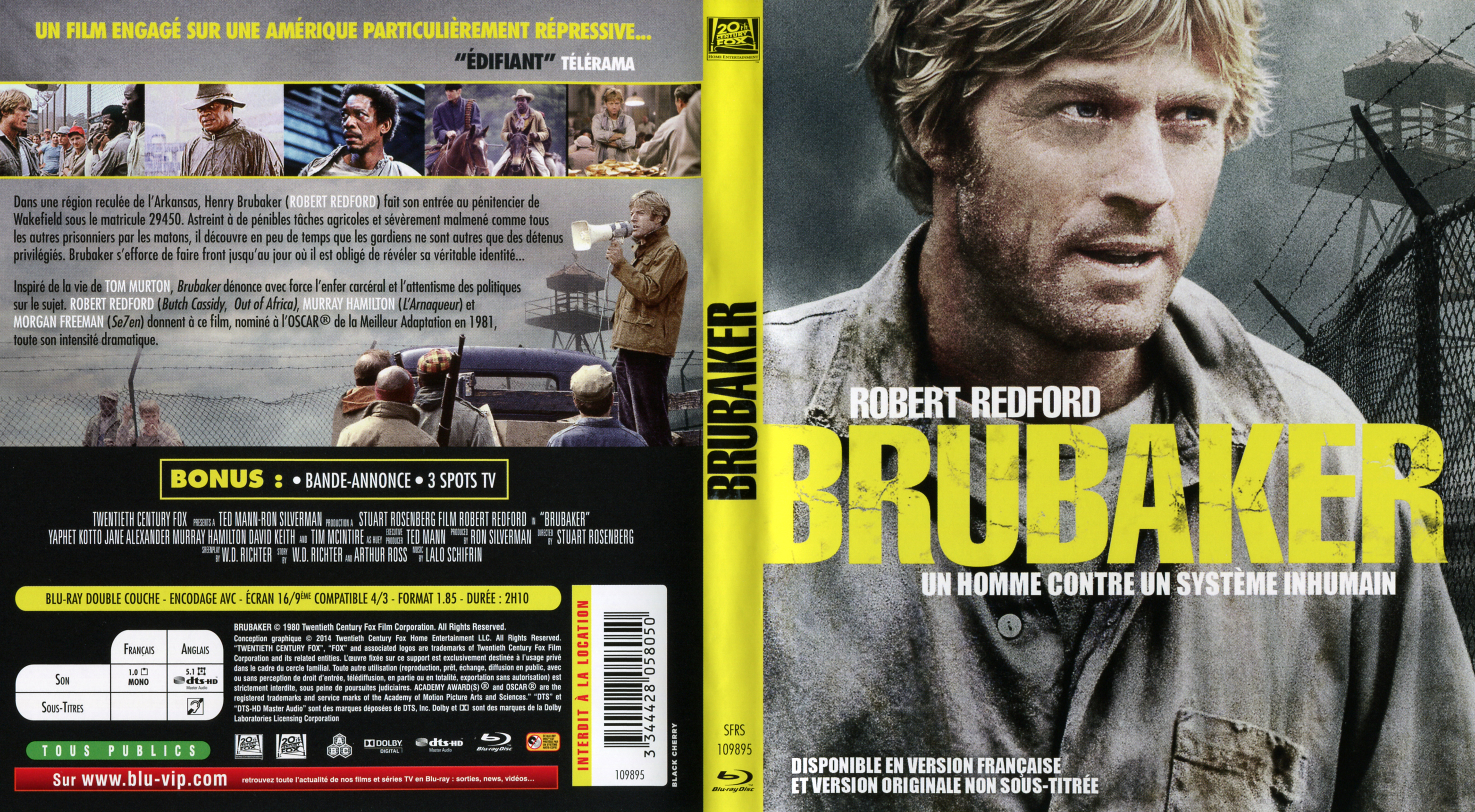 Jaquette DVD Brubaker (BLU-RAY)