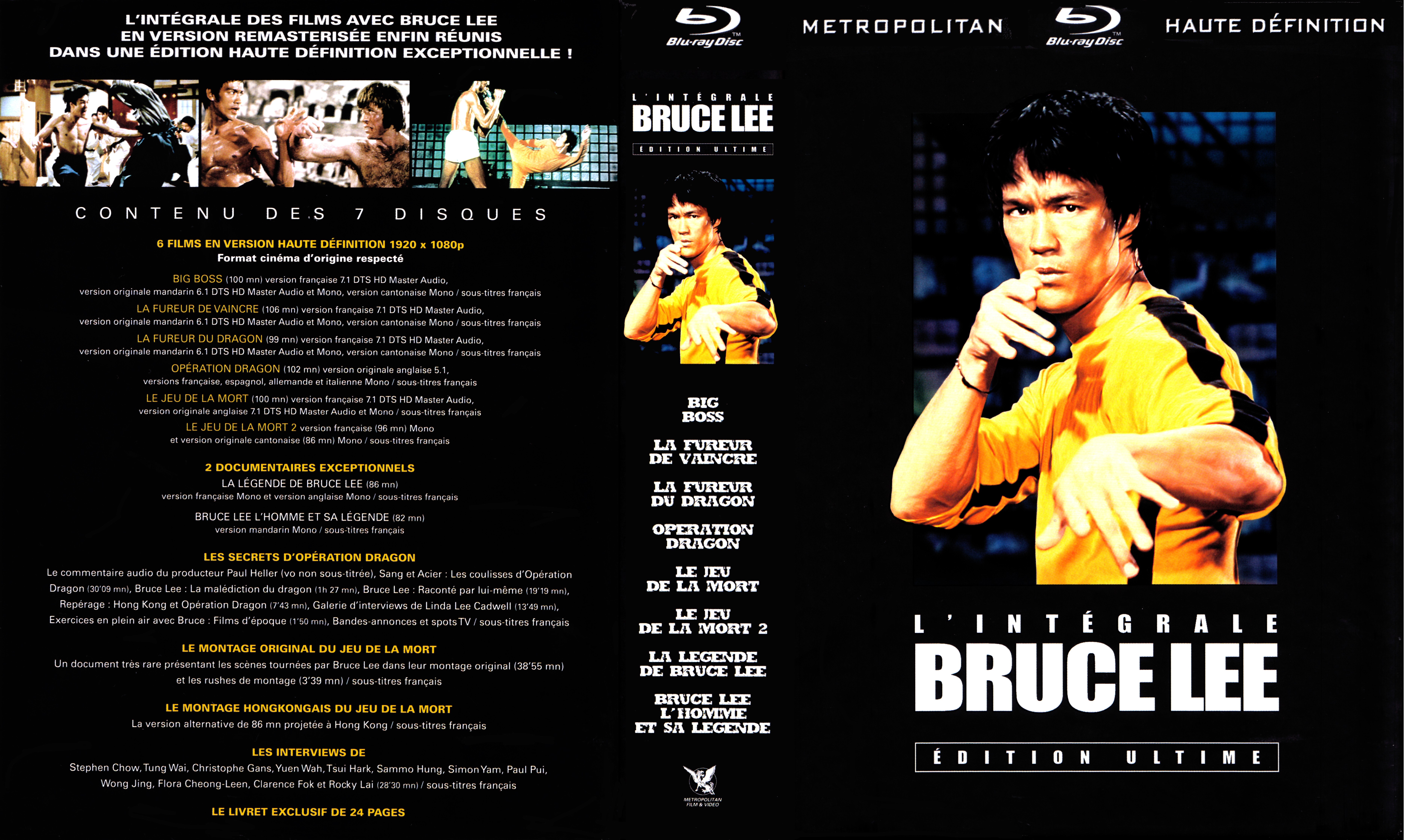 Jaquette DVD Bruce Lee COFFRET (BLU-RAY)