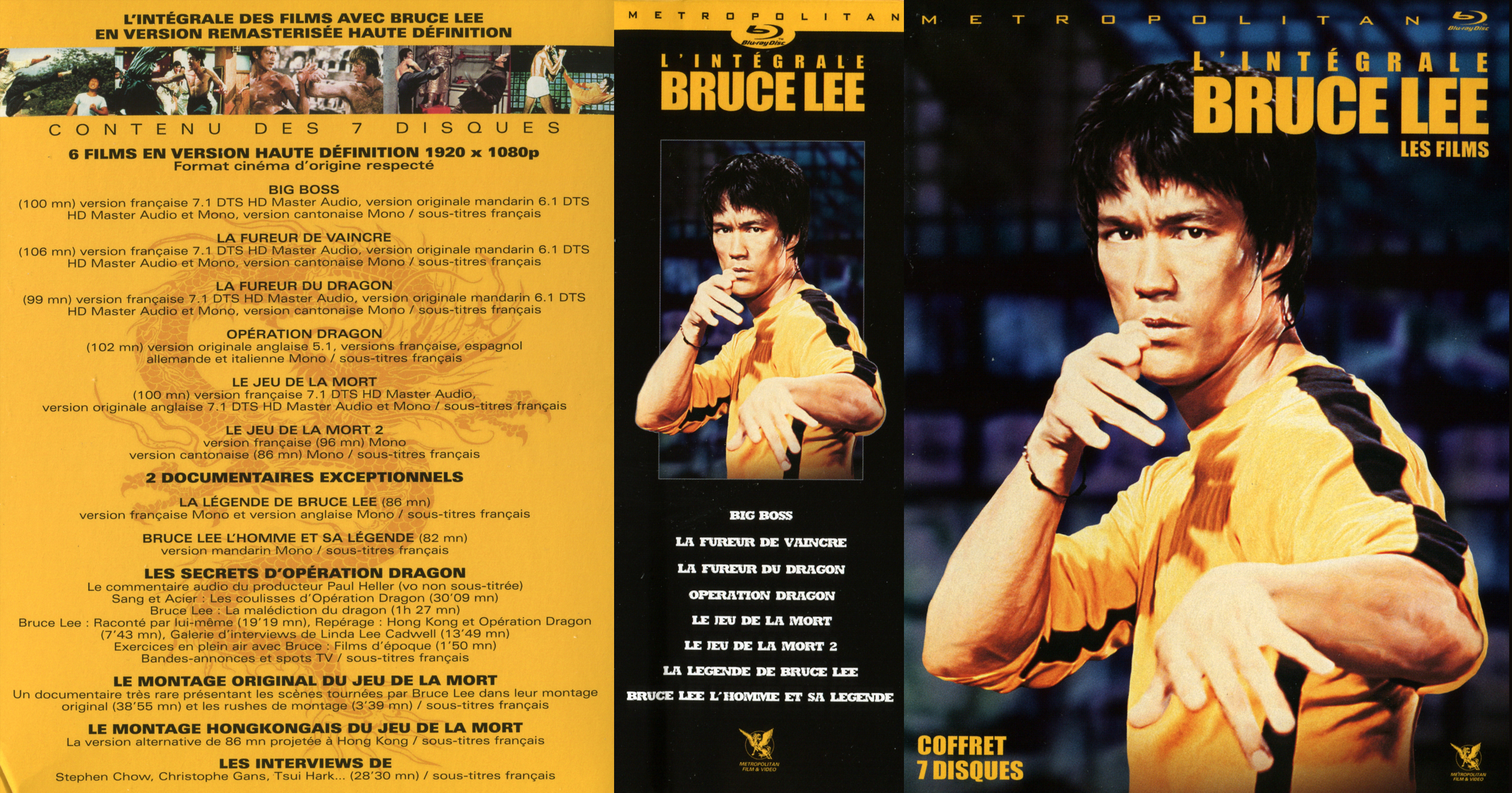 Jaquette DVD Bruce Lee COFFRET (BLU-RAY) v3