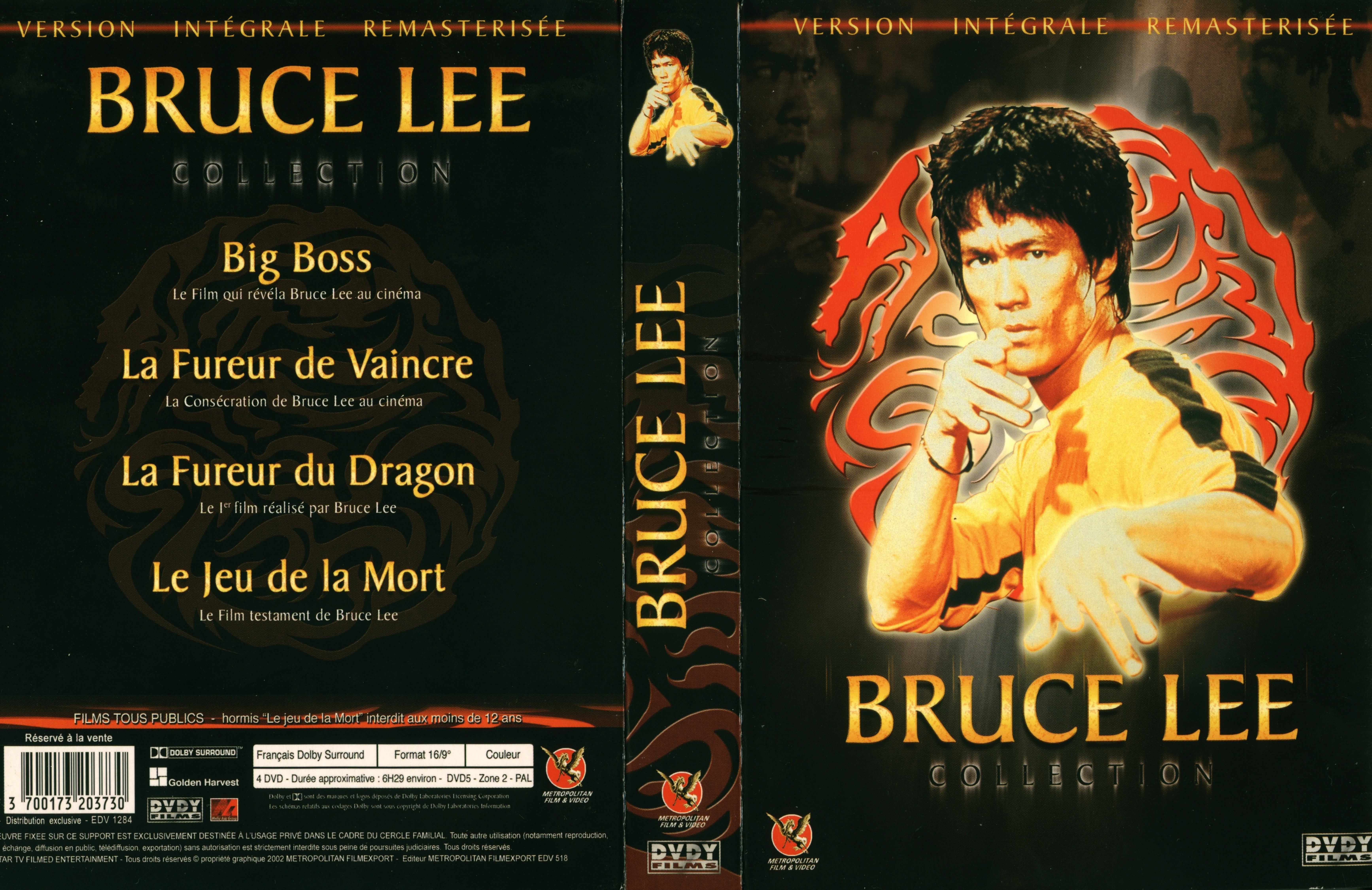 Jaquette DVD Bruce Lee COFFRET v2