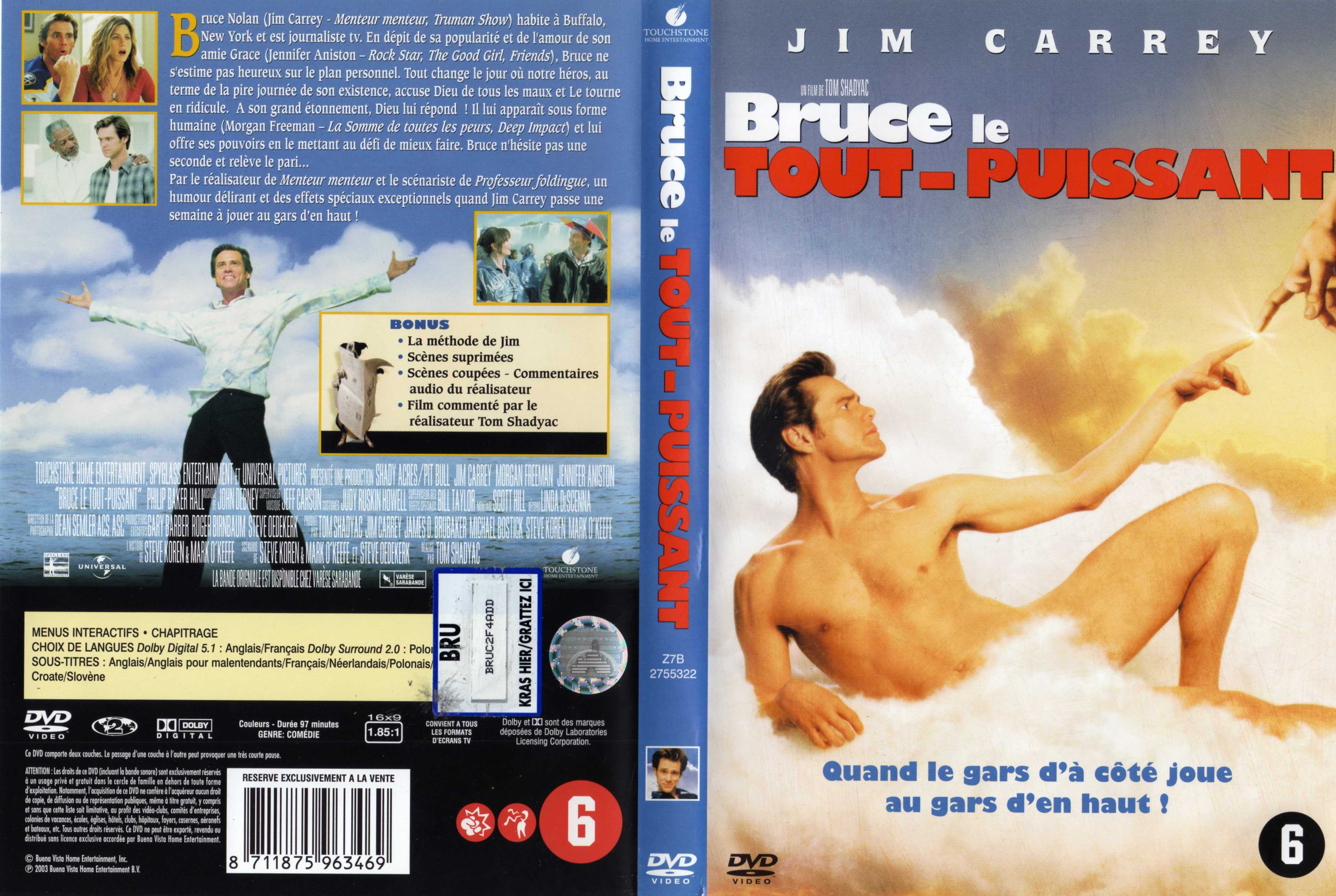 Jaquette DVD Bruce le tout puissant