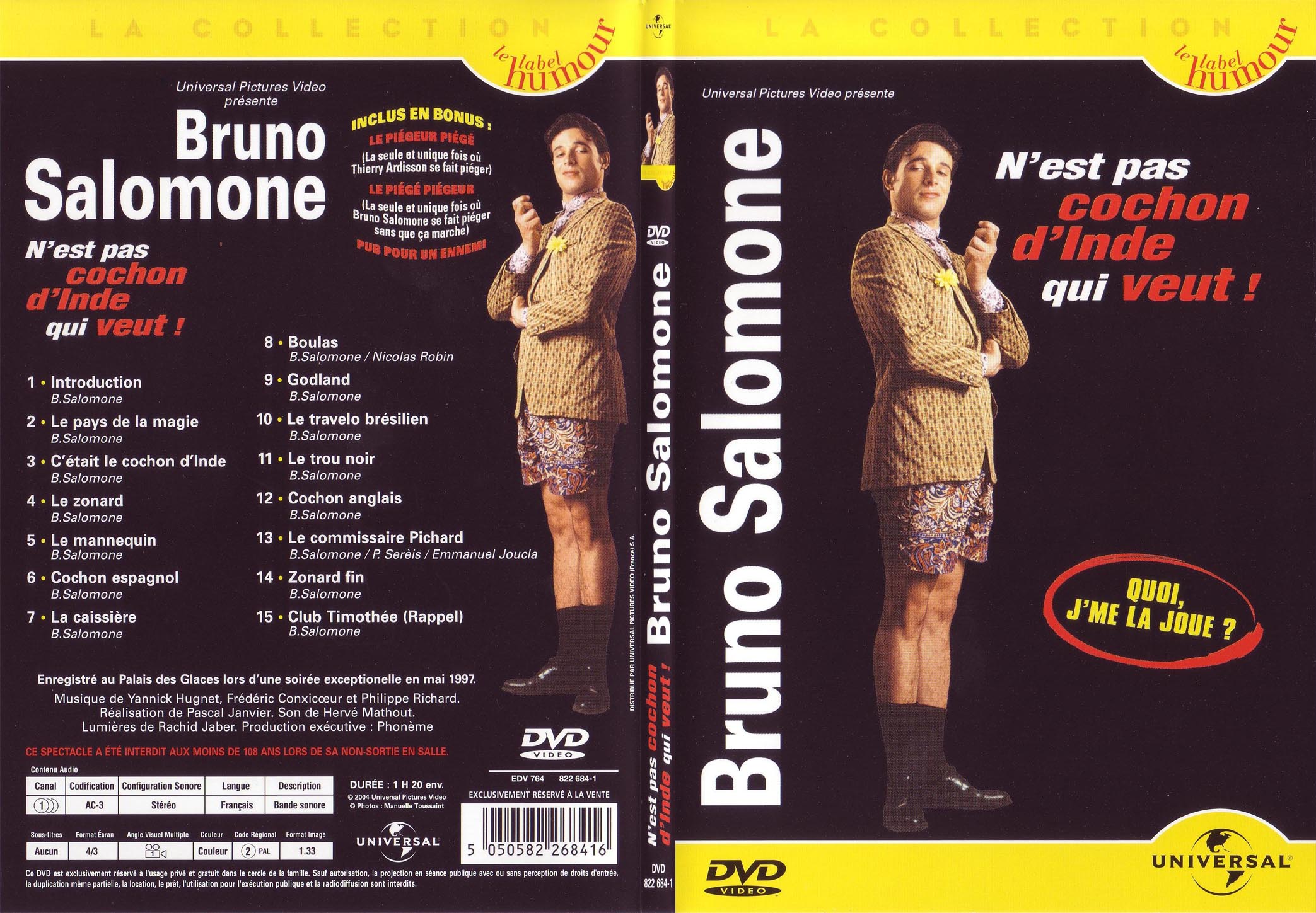 Jaquette DVD Bruno Salomone N