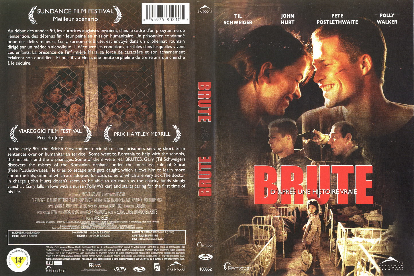 Jaquette DVD Brute