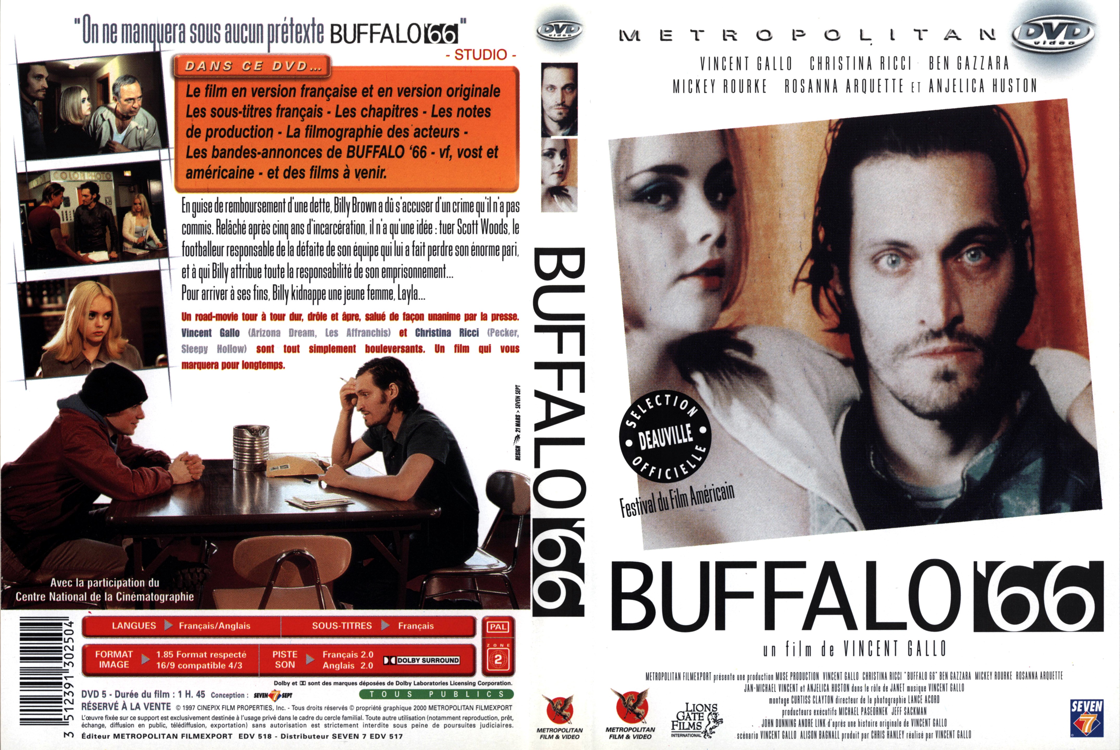 Jaquette DVD Buffalo 66