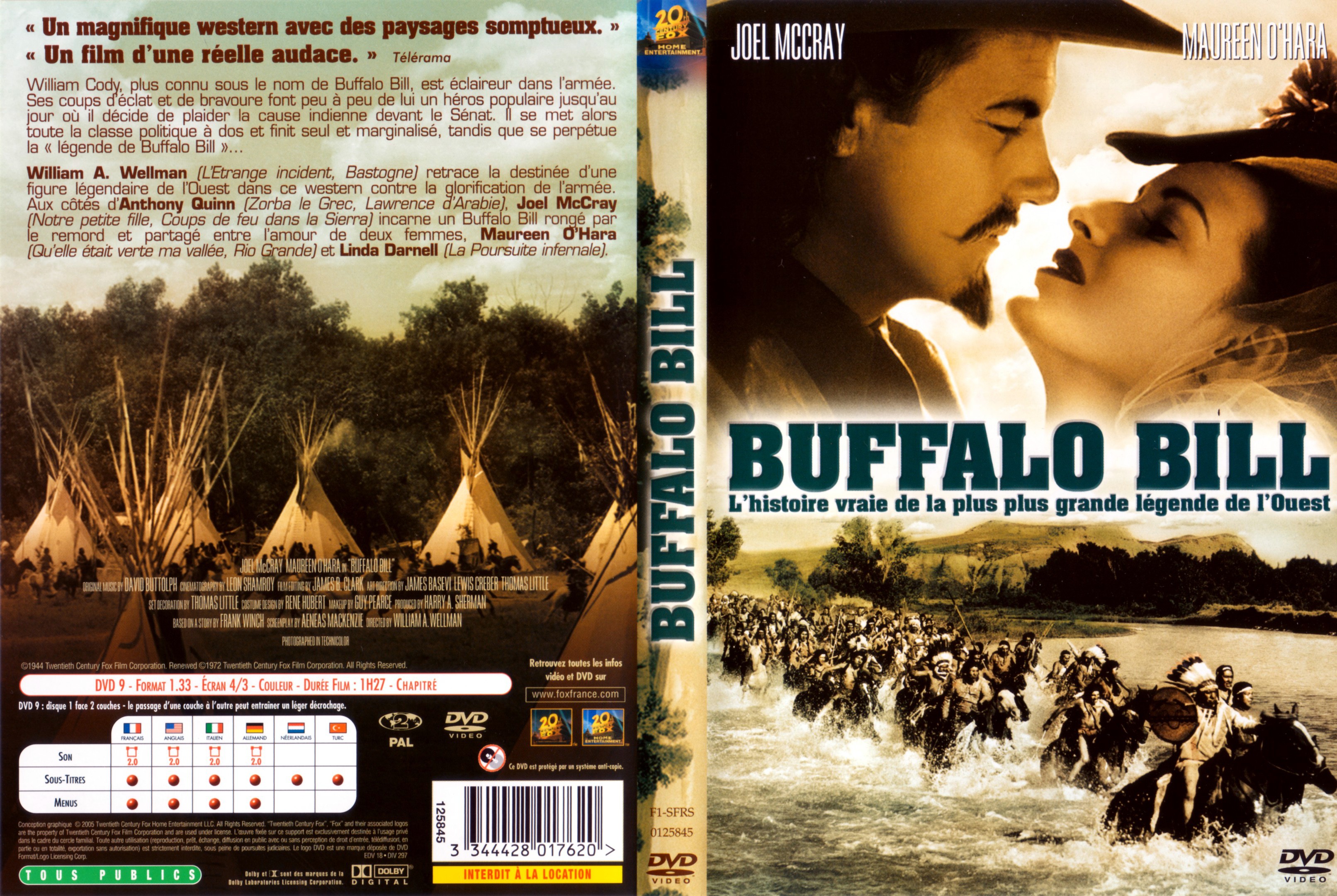 Jaquette DVD Buffalo Bill