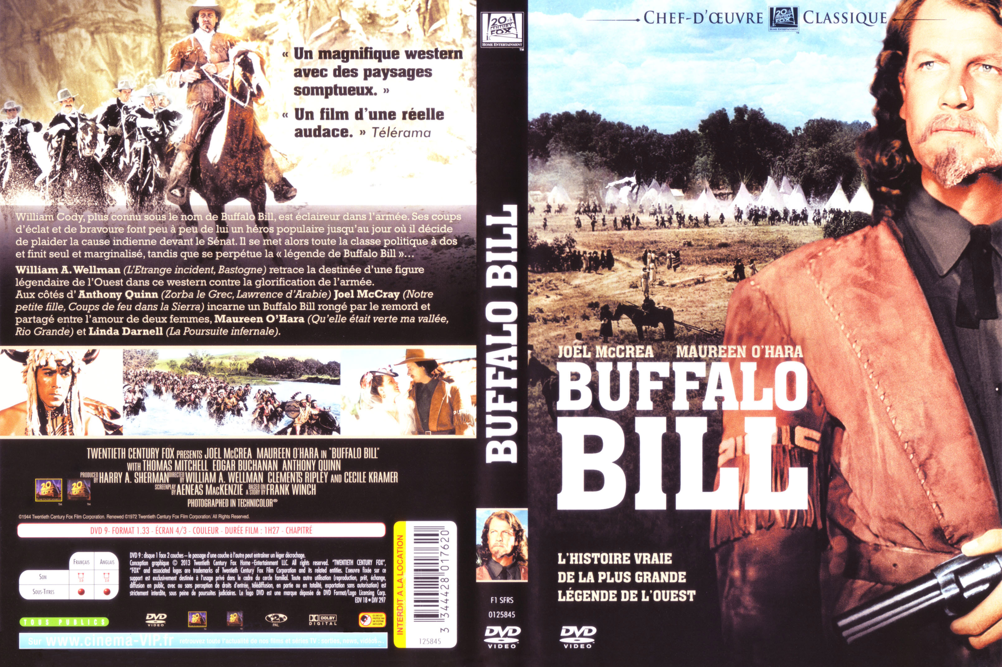 Jaquette DVD Buffalo Bill (1944)