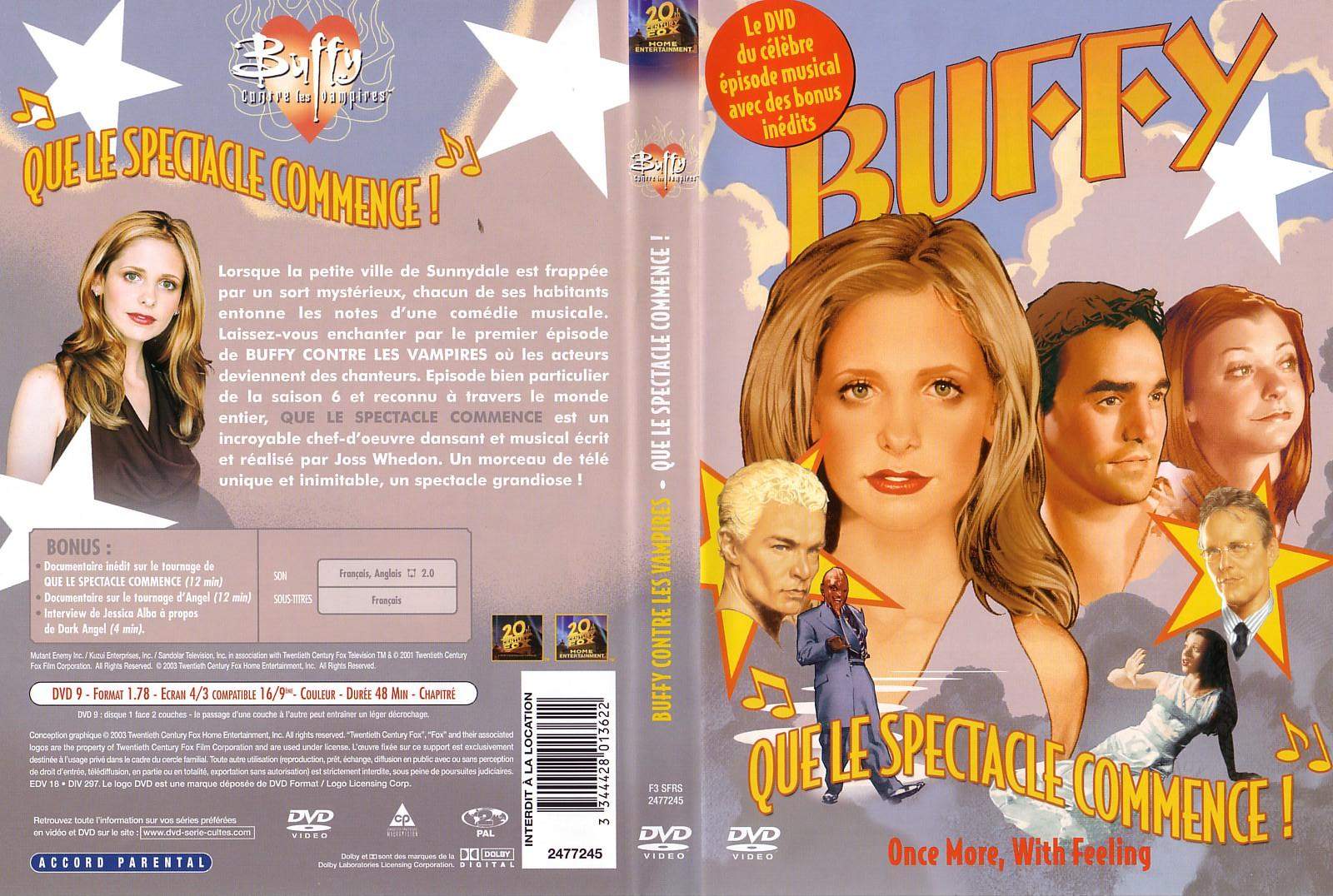 Jaquette DVD Buffy Que le spectacle commence