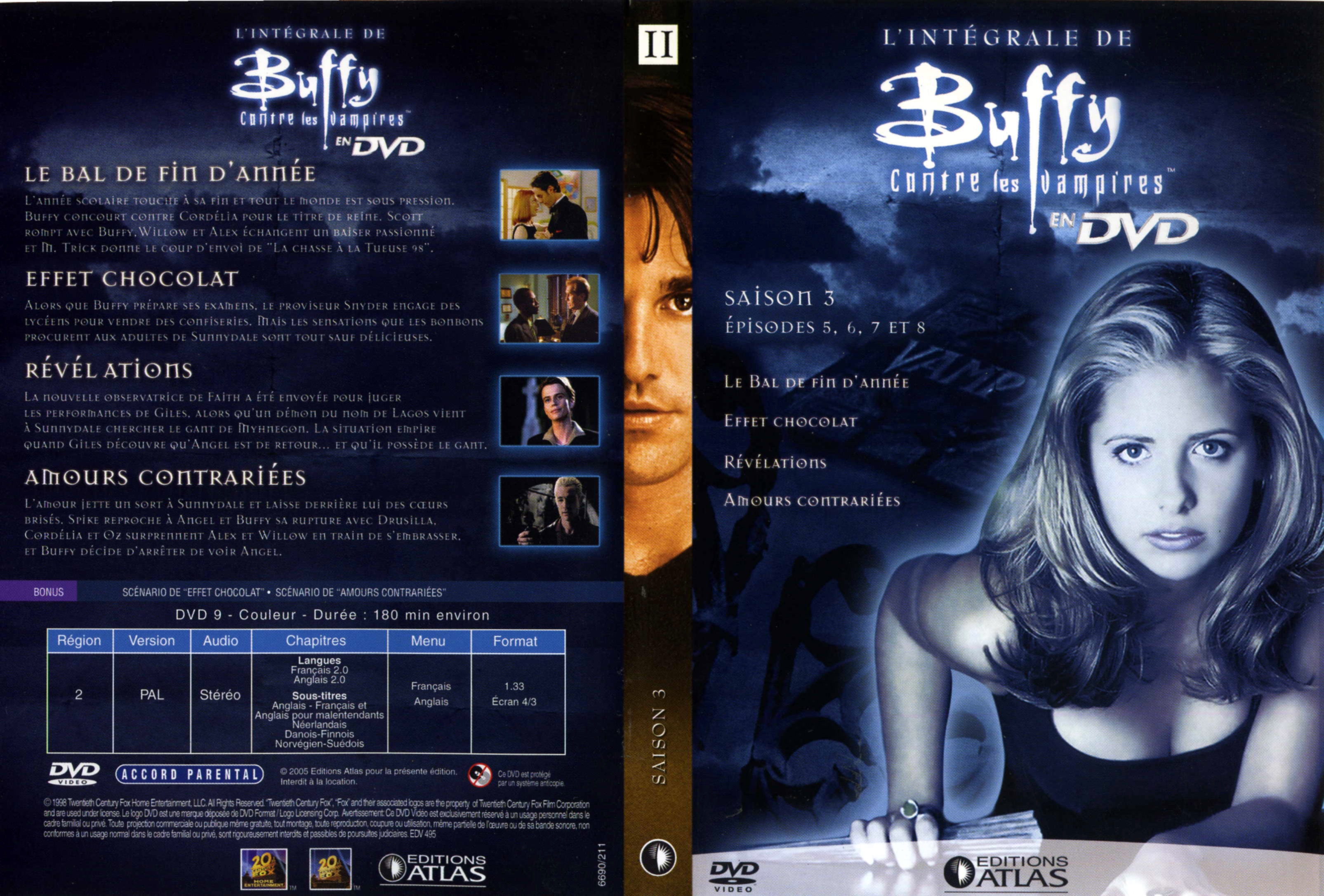 Jaquette DVD Buffy contre les vampires DVD 11 Ed Atlas