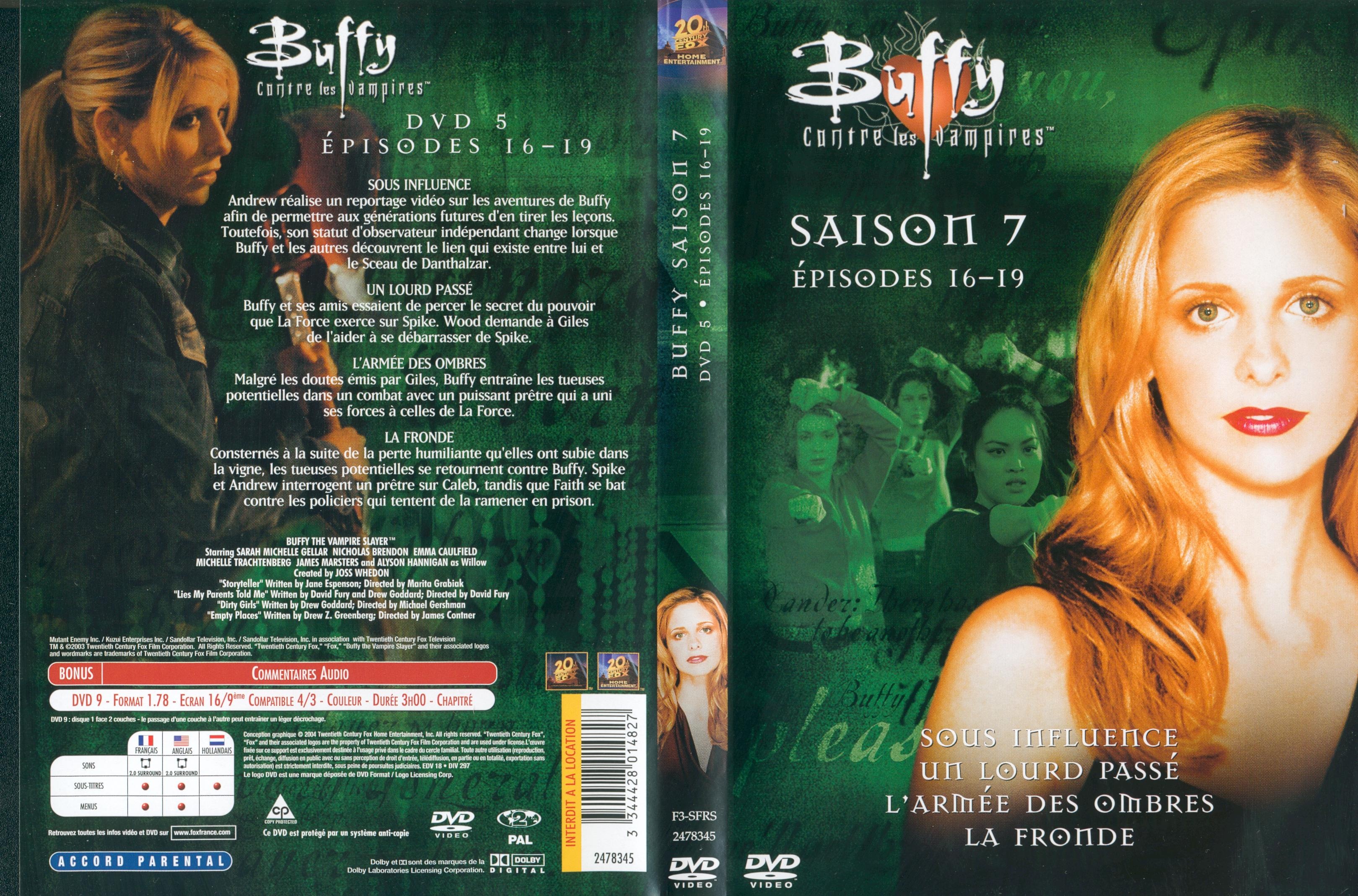 Jaquette DVD Buffy contre les vampires Saison 7 DVD 5