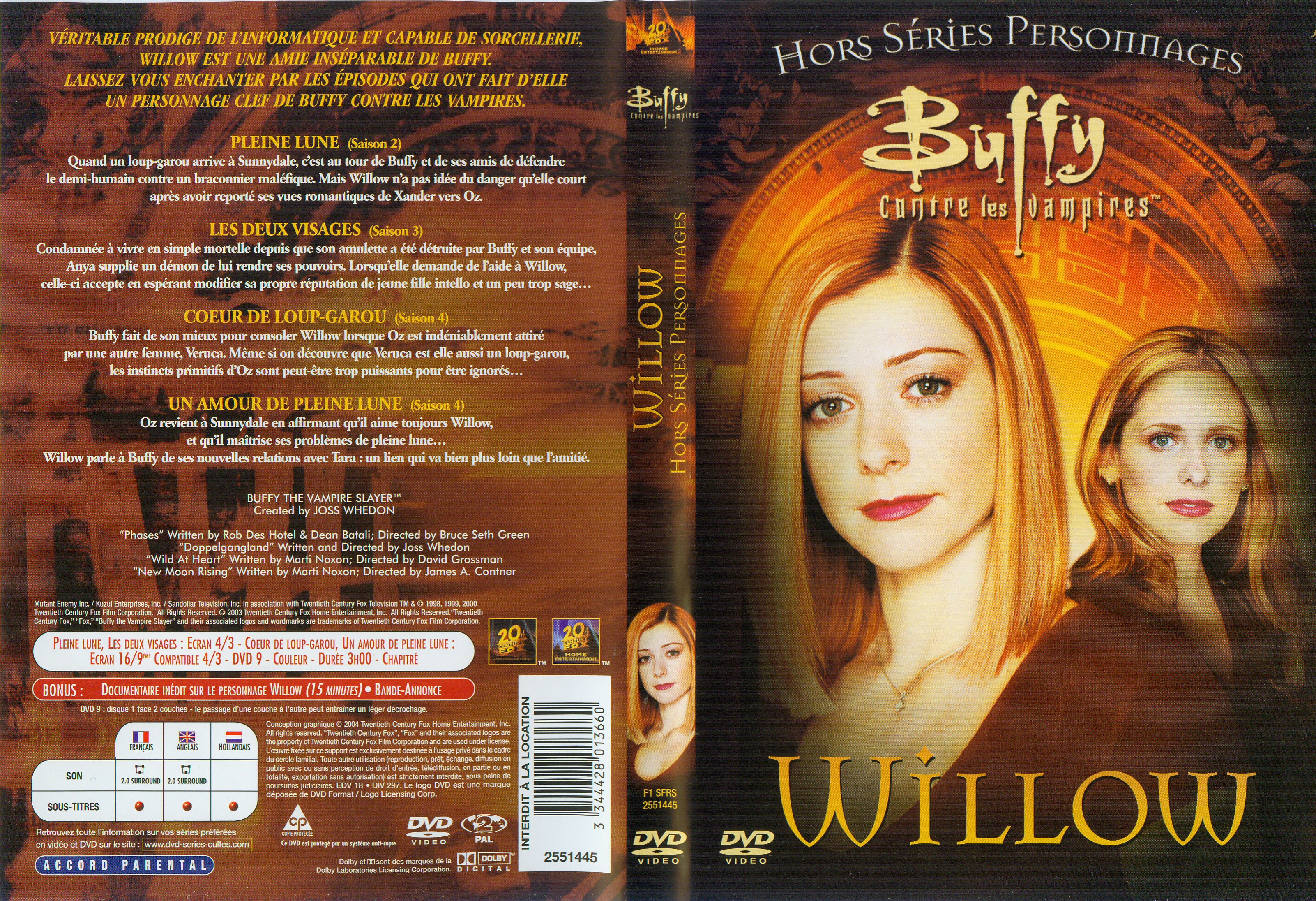 Jaquette DVD Buffy contre les vampires Special Willow