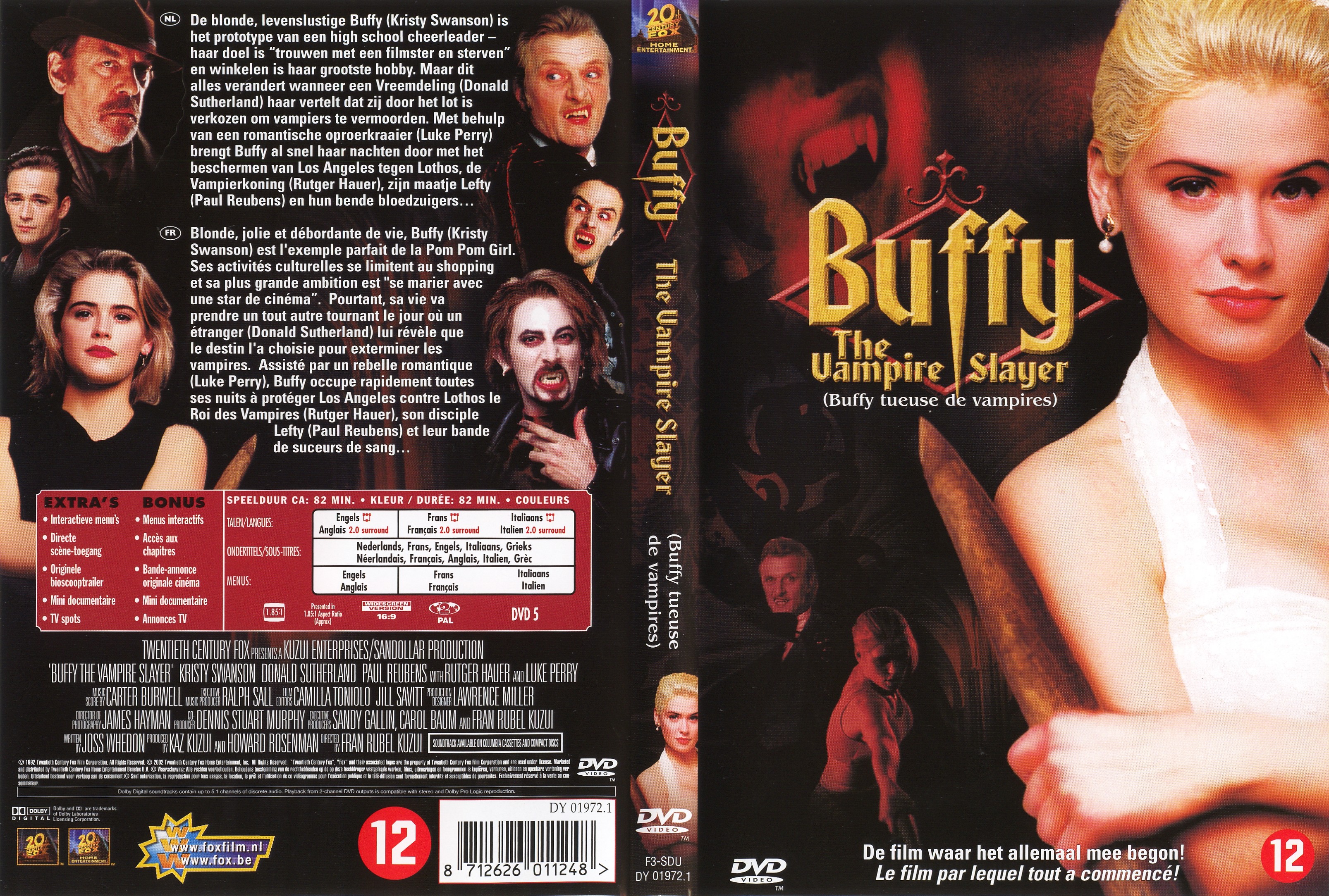 Jaquette DVD Buffy tueuse de vampires