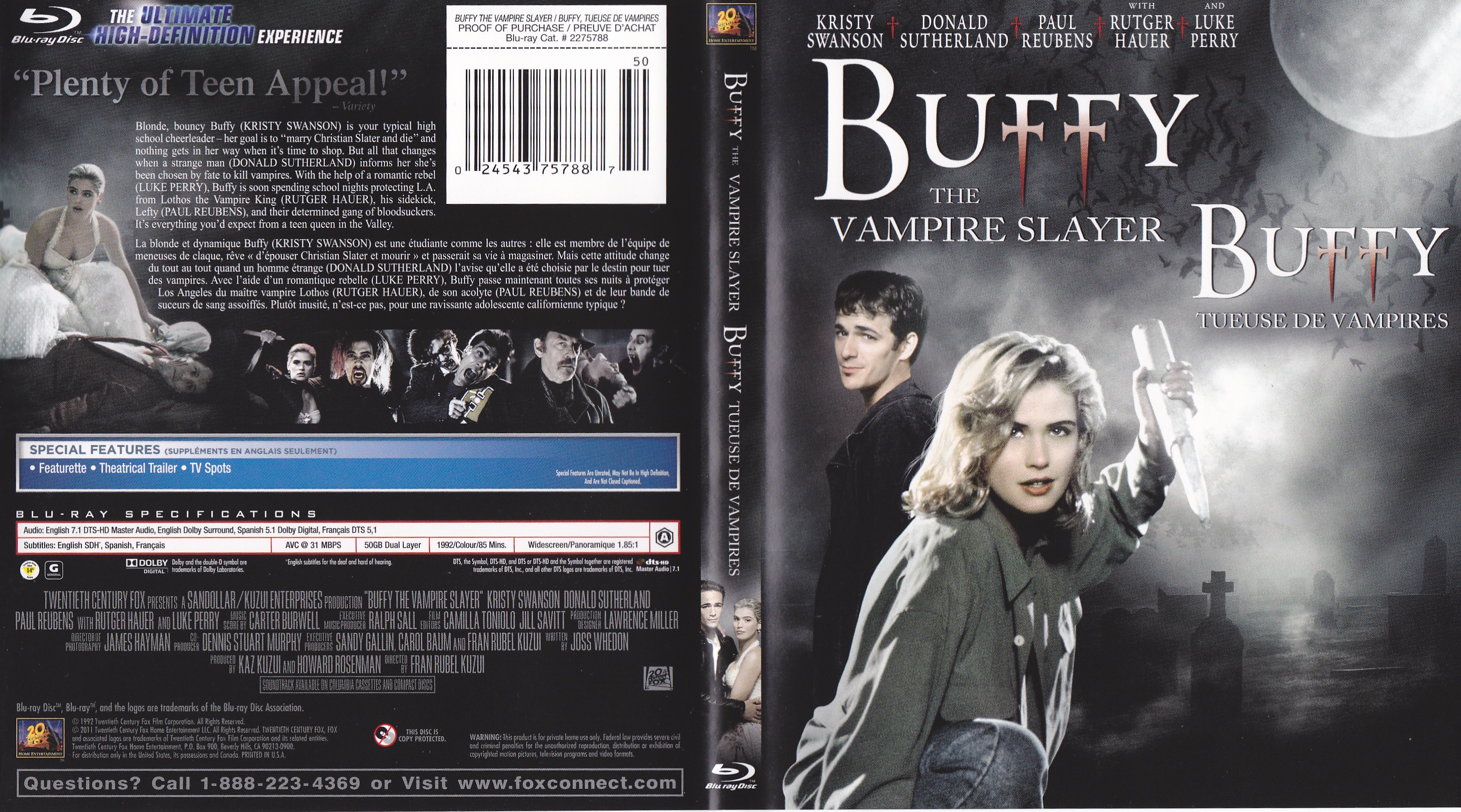 Jaquette DVD Buffy tueuse de vampires (BLU-RAY)
