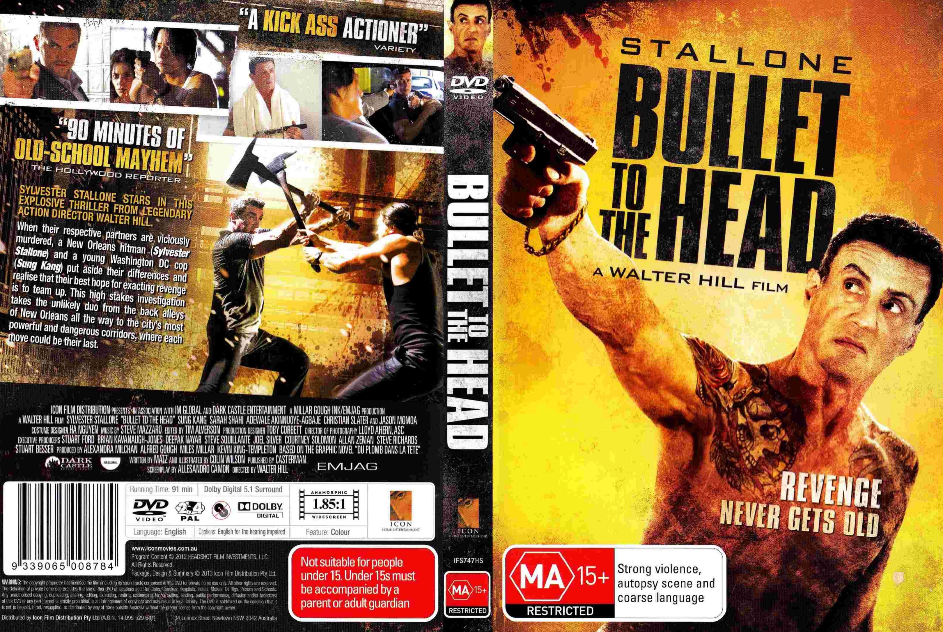Jaquette DVD Bullet to the head - Du Plomb dans la Tte Zone 1