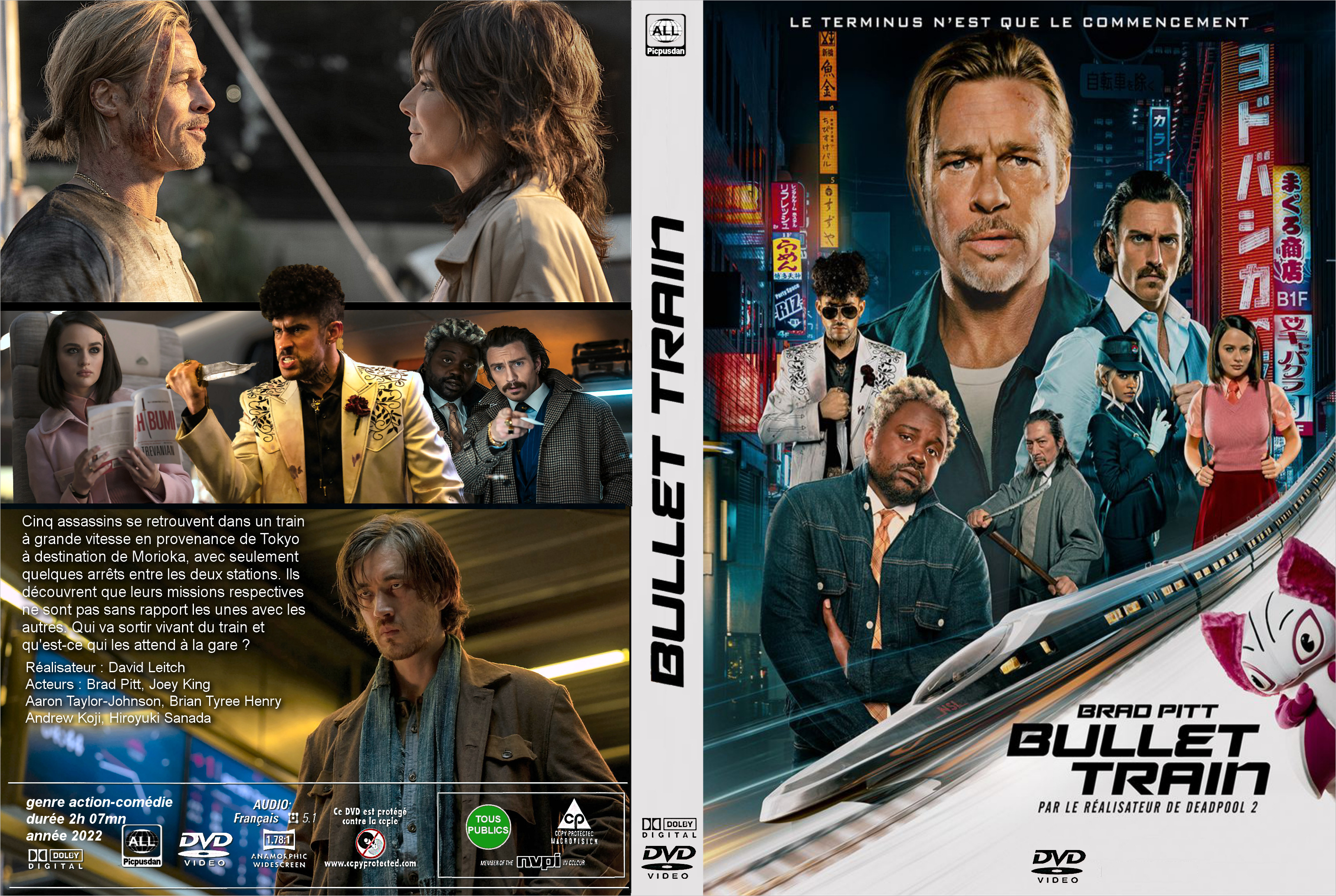 Jaquette DVD Bullet train custom v2