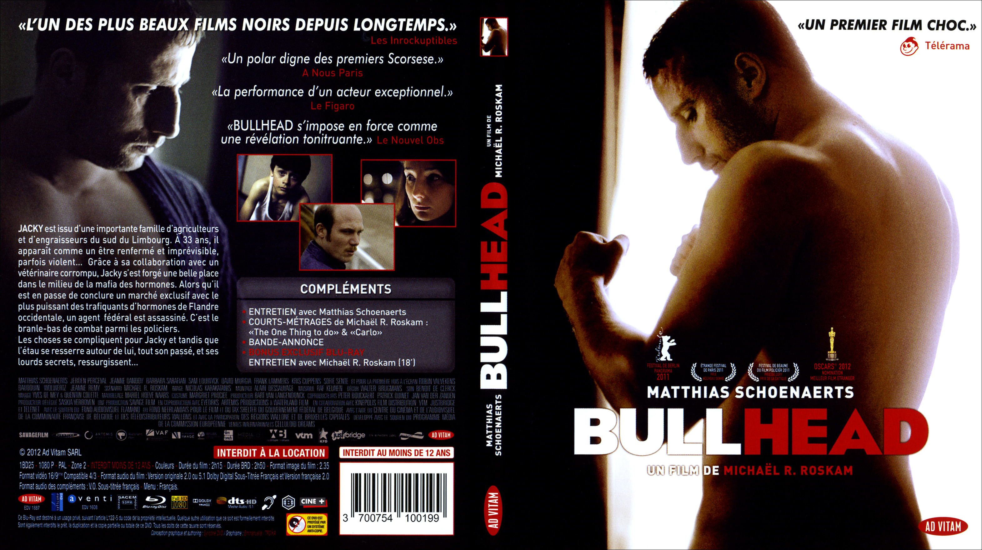 Jaquette DVD Bullhead (BLU-RAY)