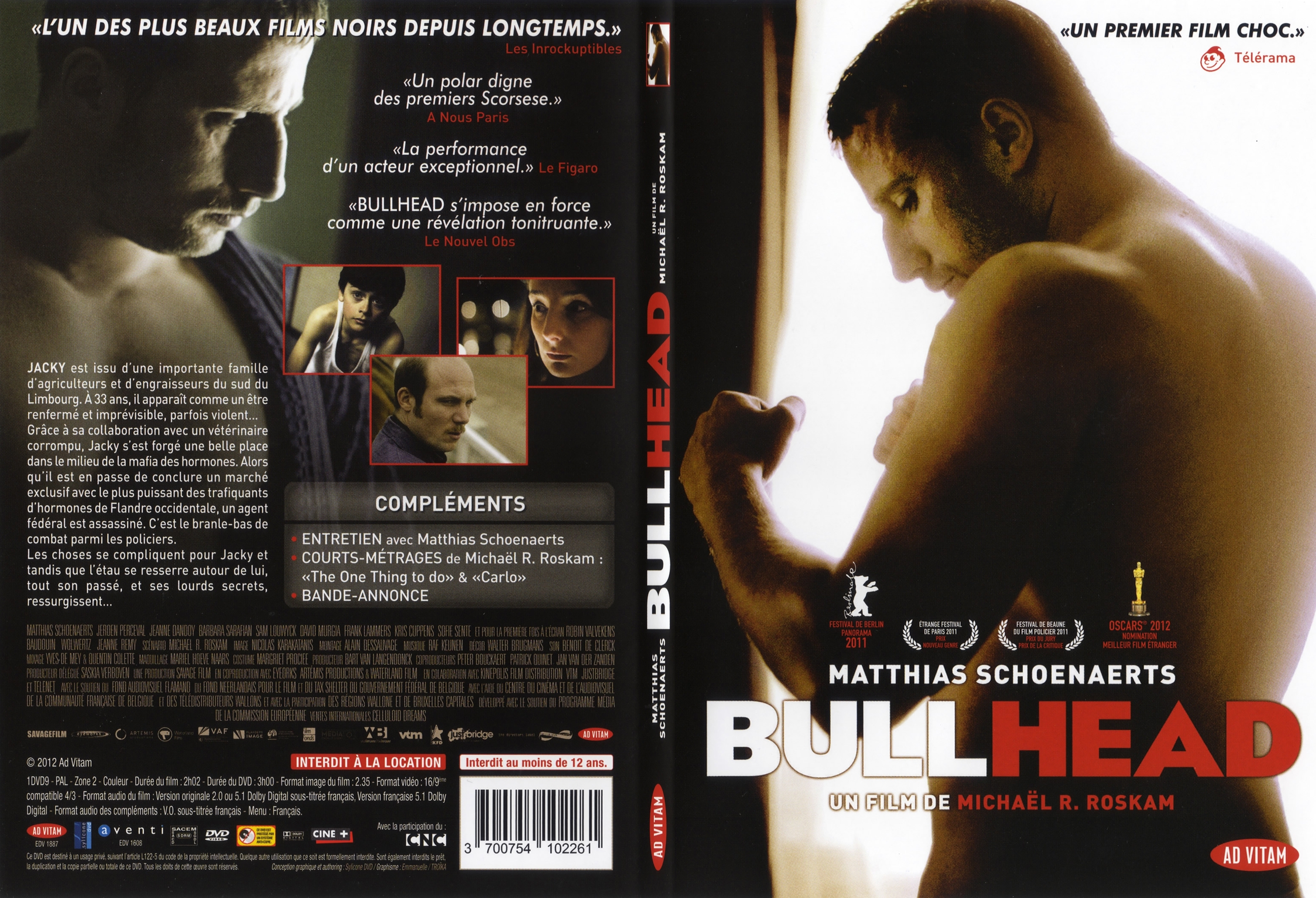 Jaquette DVD Bullhead - SLIM
