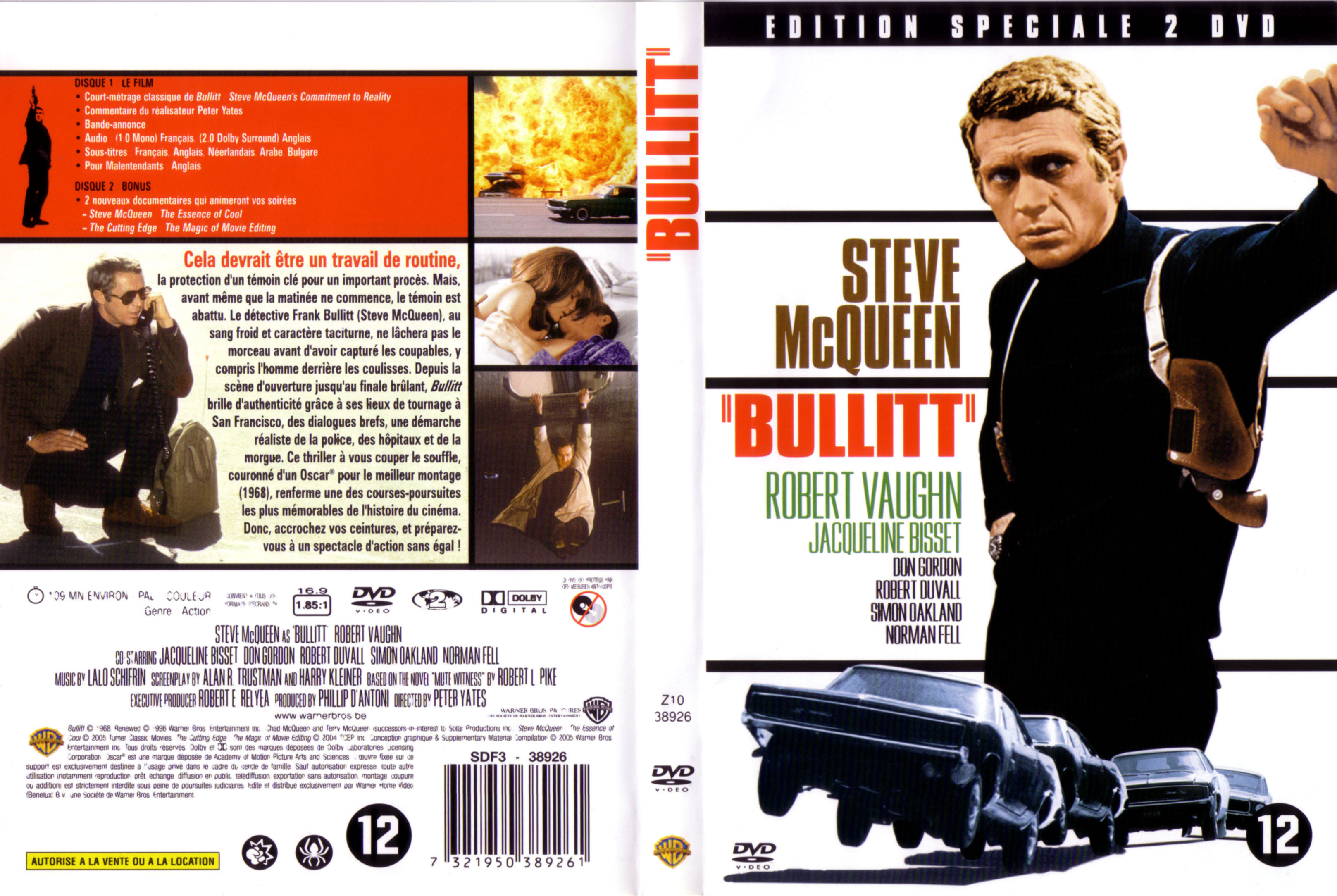 Jaquette DVD Bullitt v3
