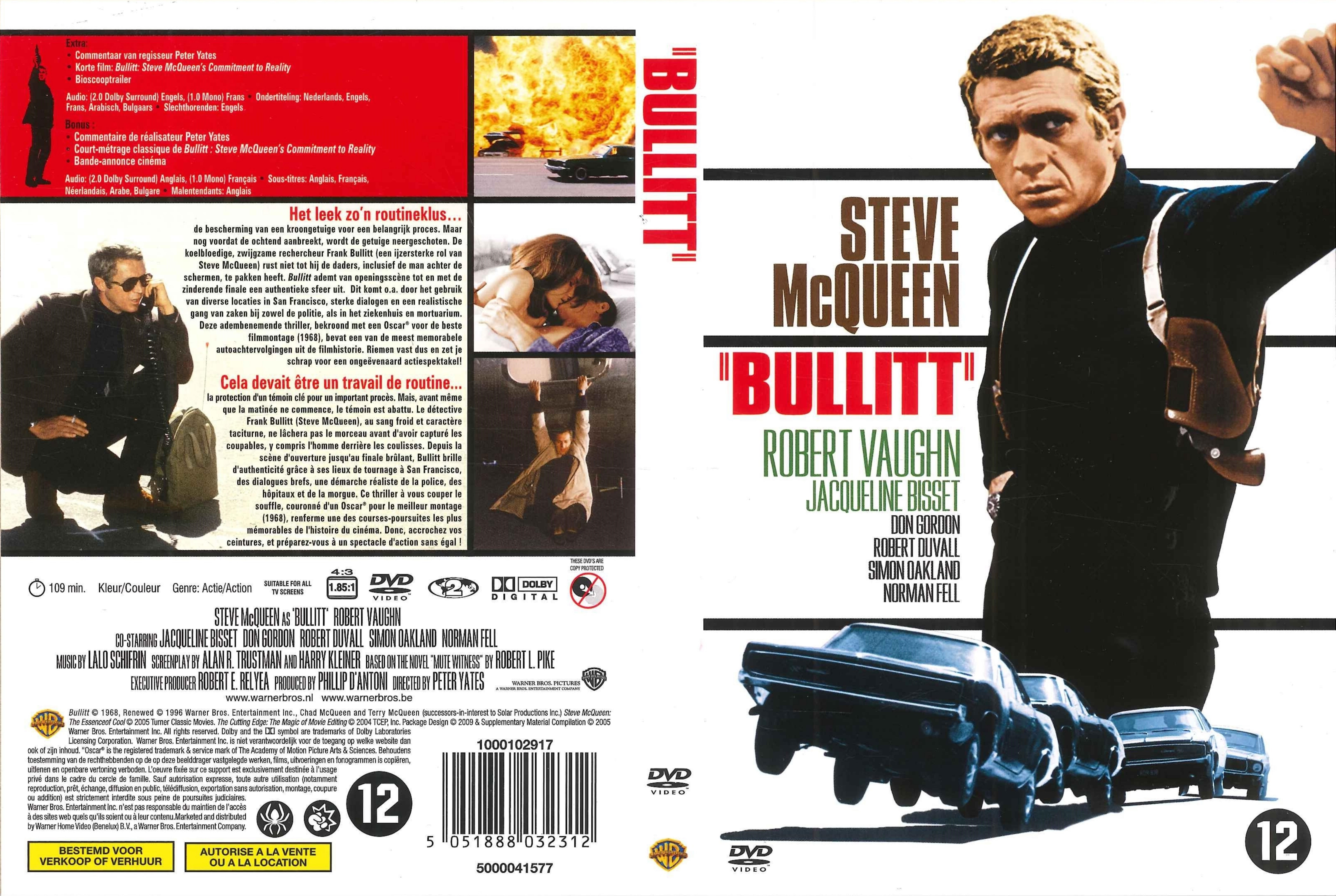 Jaquette DVD Bullitt v4