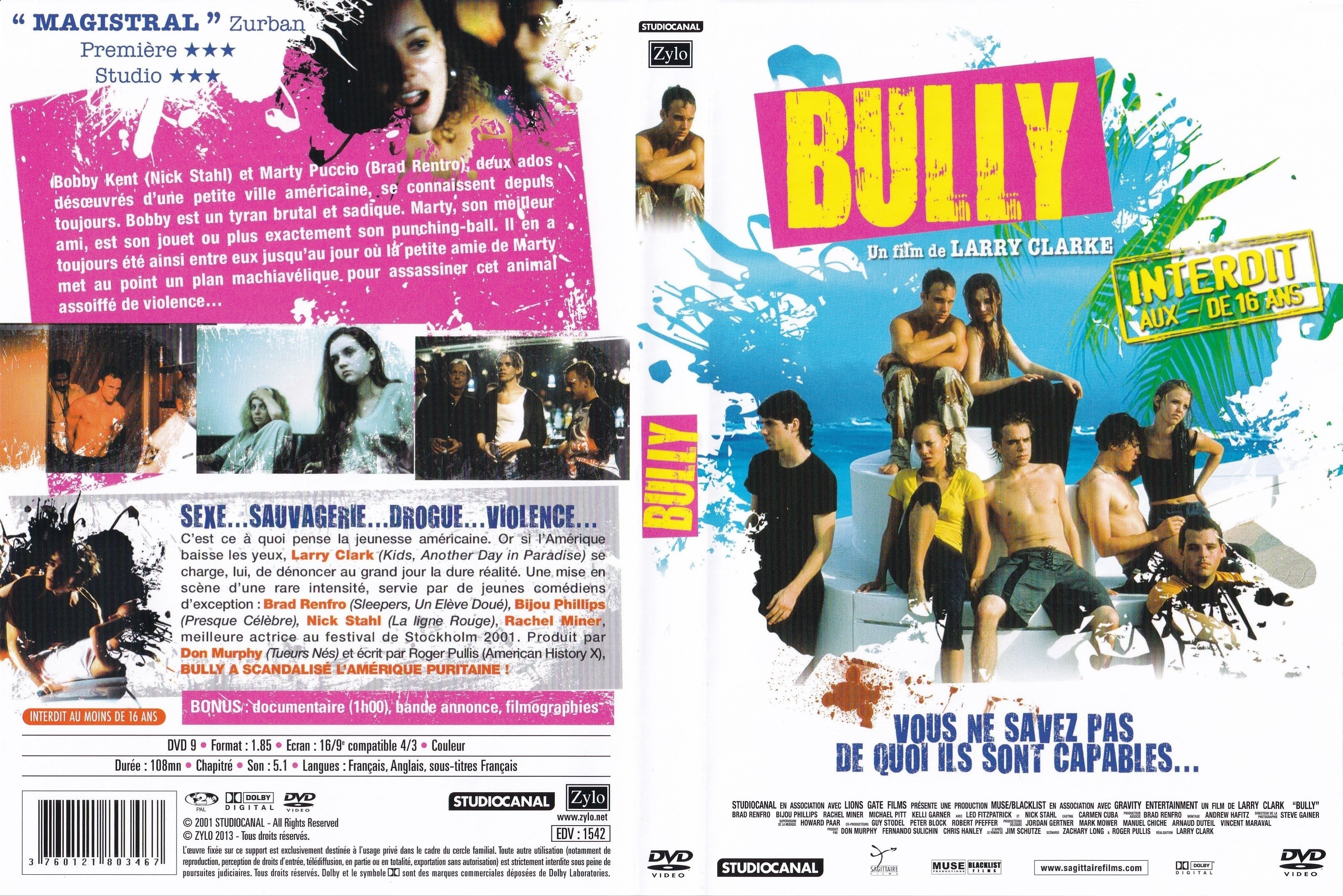Jaquette DVD Bully v3