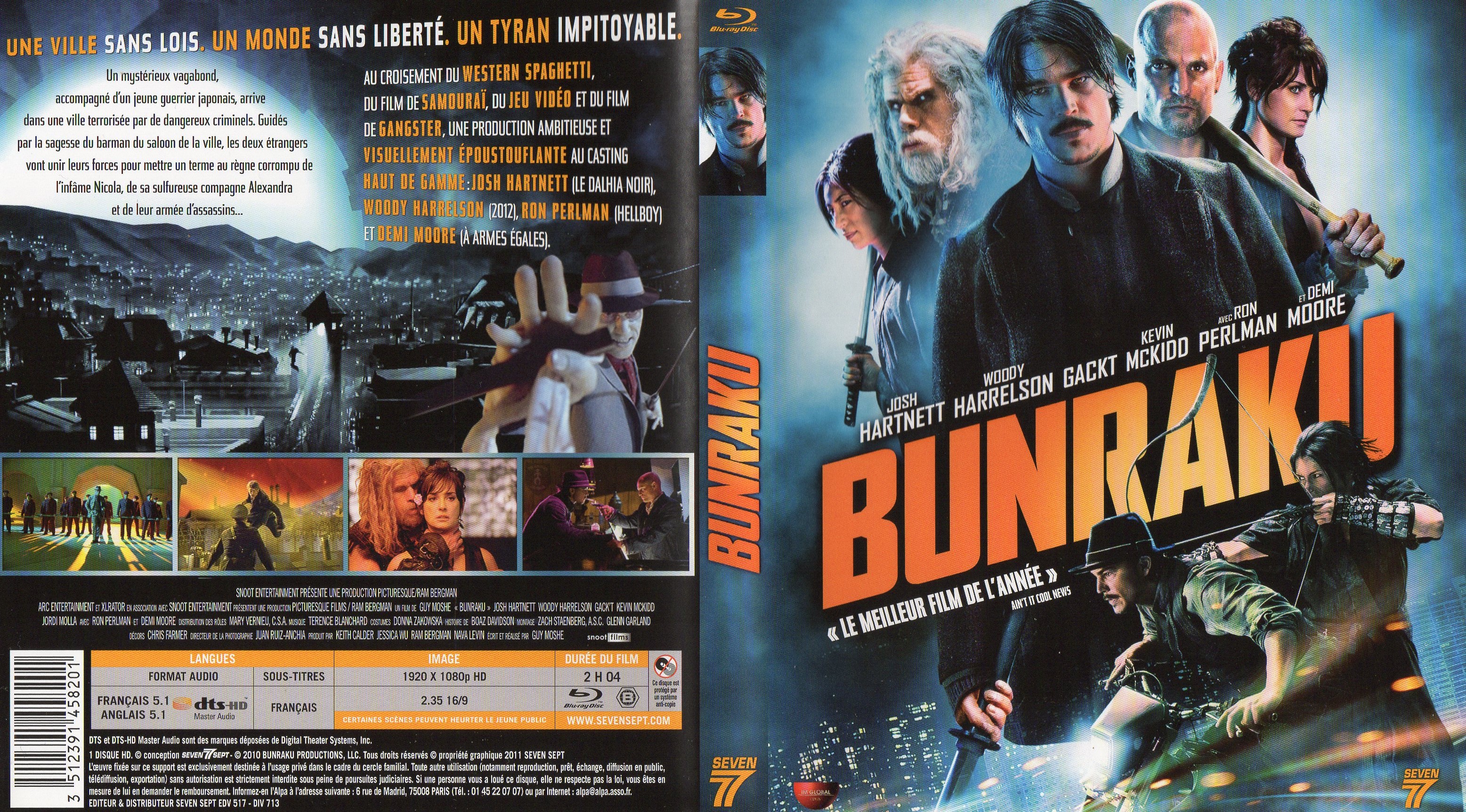 Jaquette DVD Bunraku (BLU-RAY)