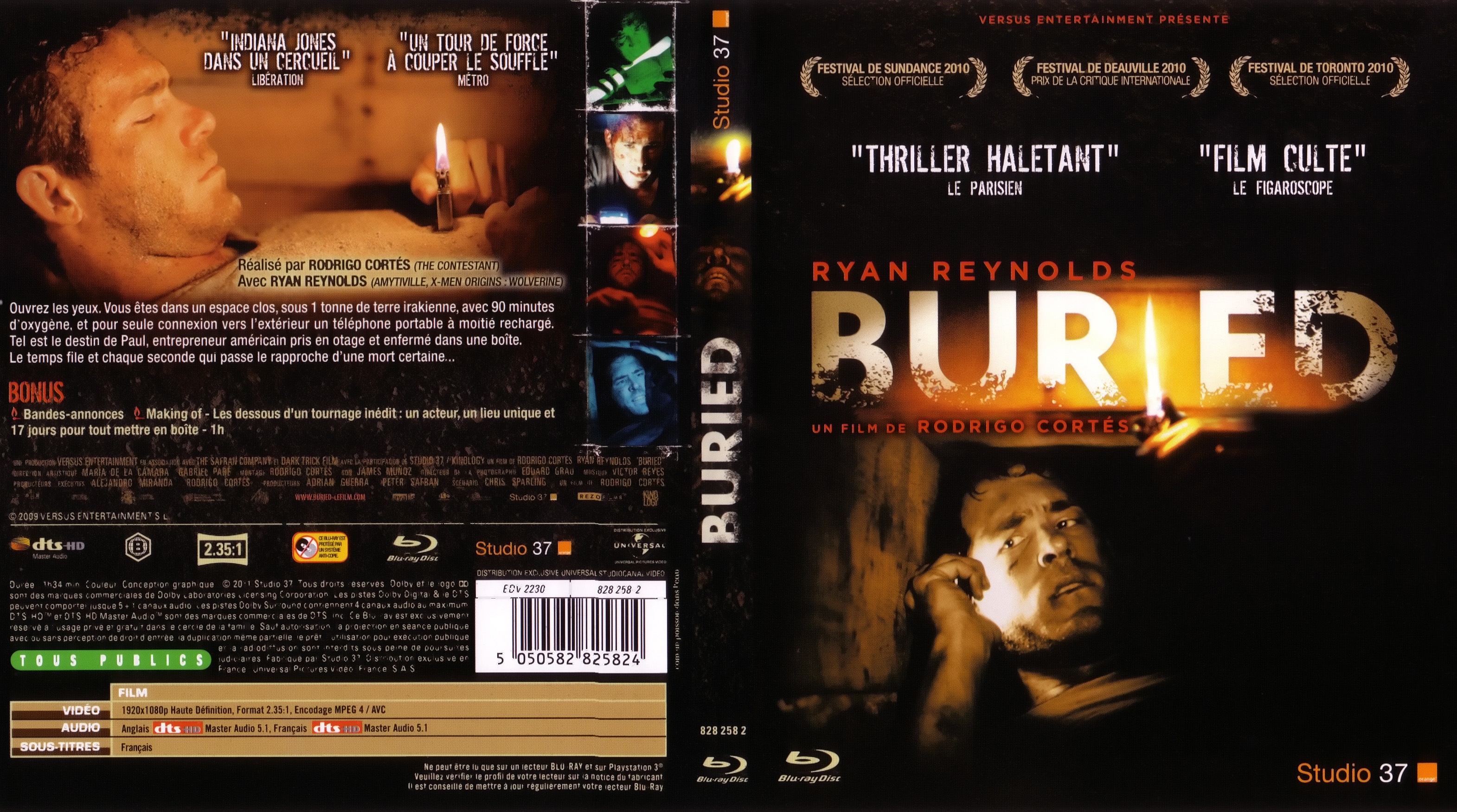 Jaquette DVD Buried (BLU-RAY)