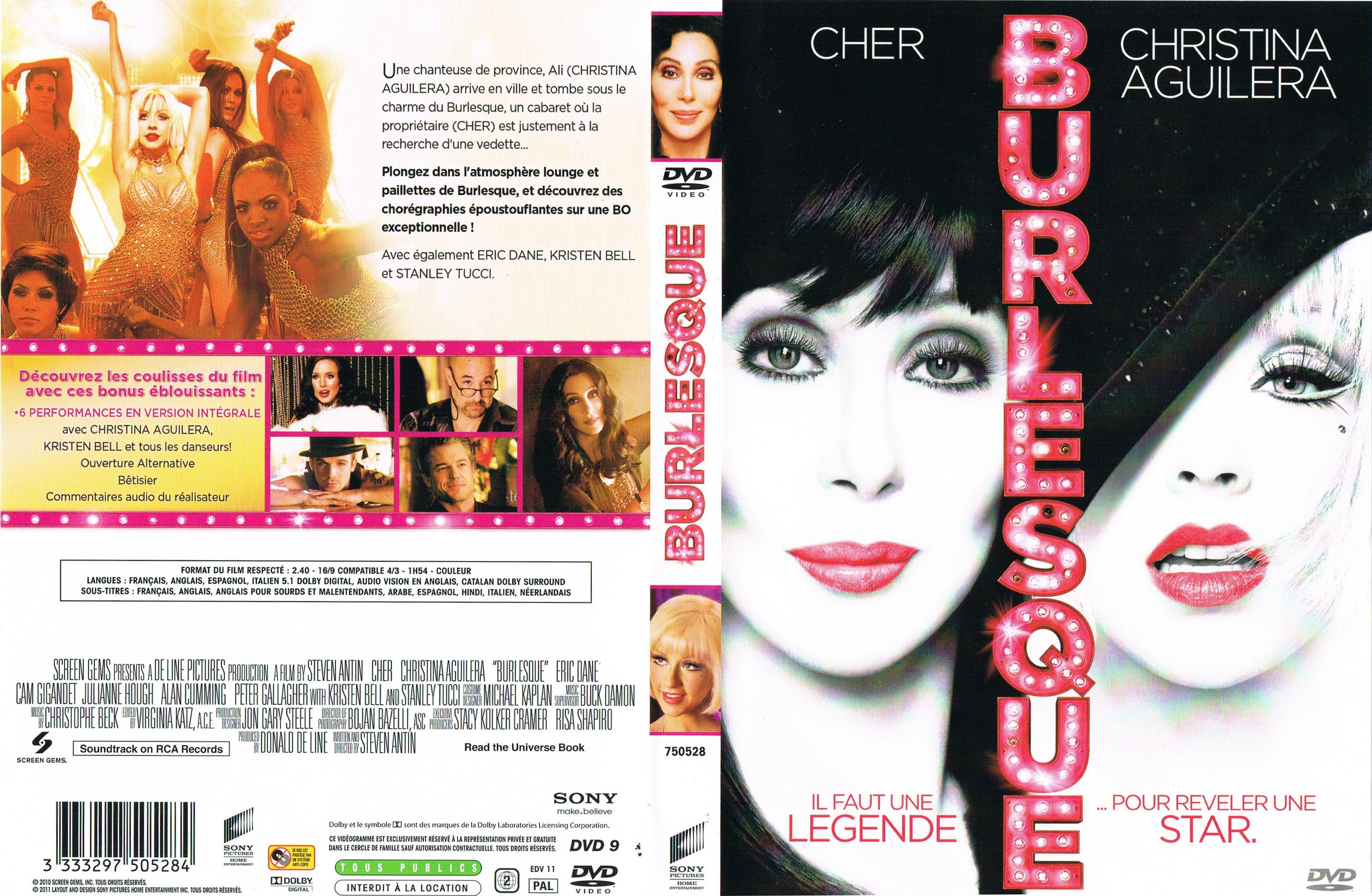 Jaquette DVD Burlesque