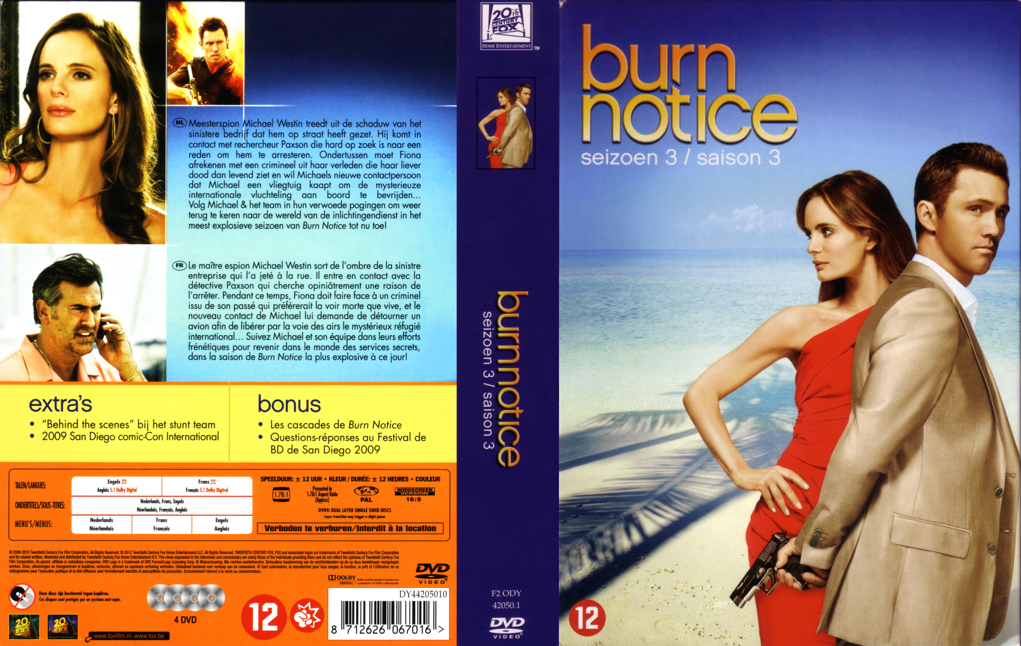 Jaquette DVD Burn notice Saison 3