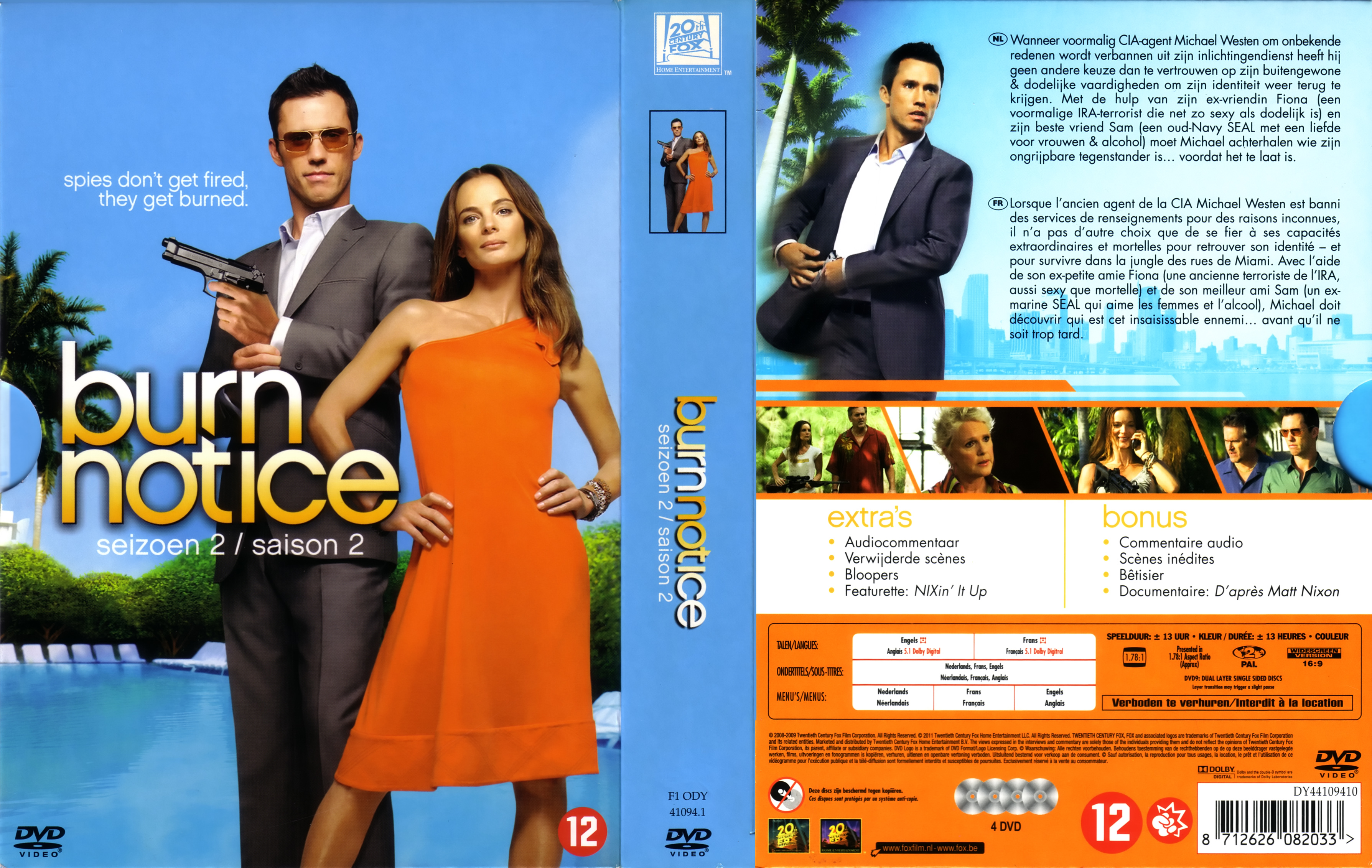 Jaquette DVD Burn notice saison 2 COFFRET