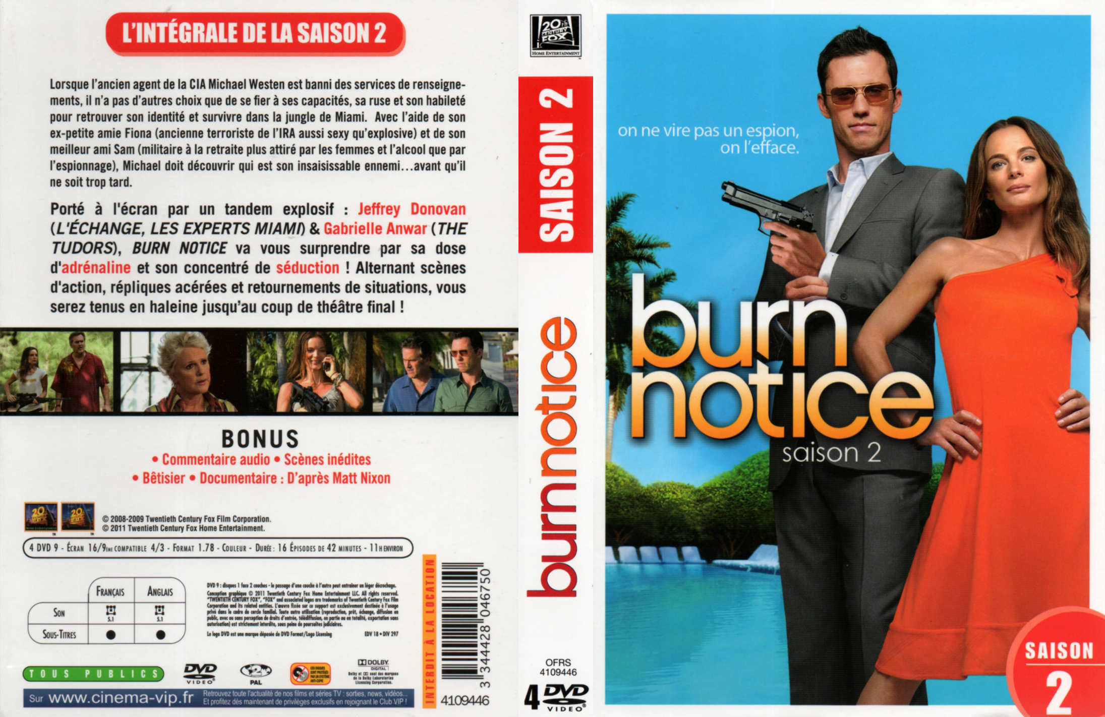 Jaquette DVD Burn notice saison 2 COFFRET v2