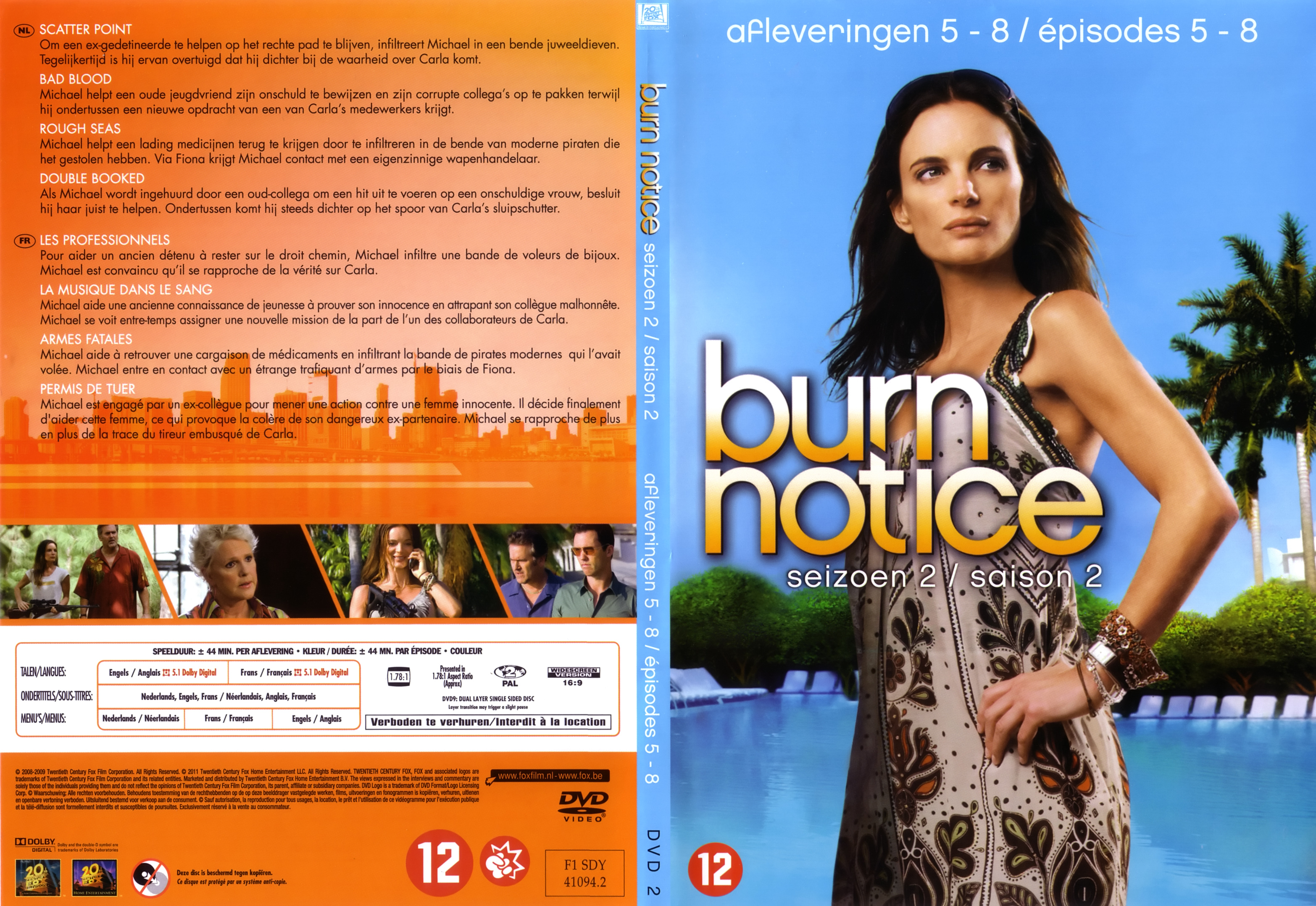 Jaquette DVD Burn notice saison 2 DVD 2