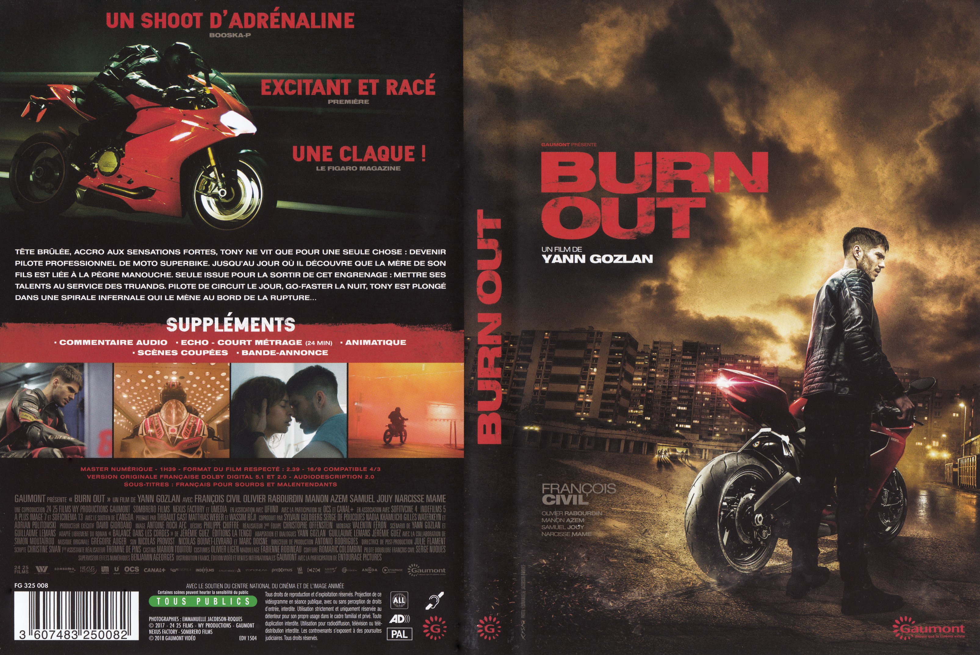 Jaquette DVD Burn out