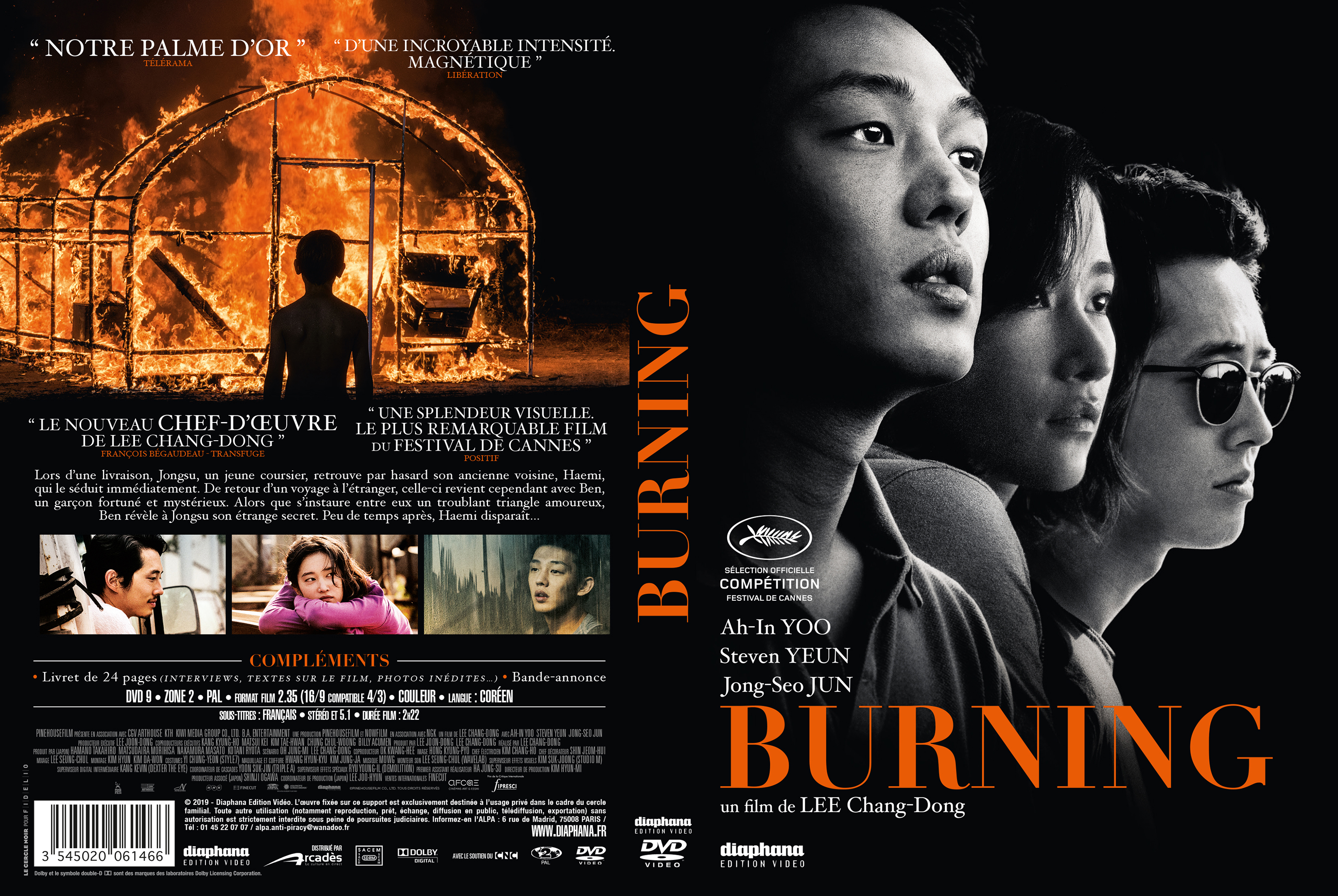 Jaquette DVD Burning