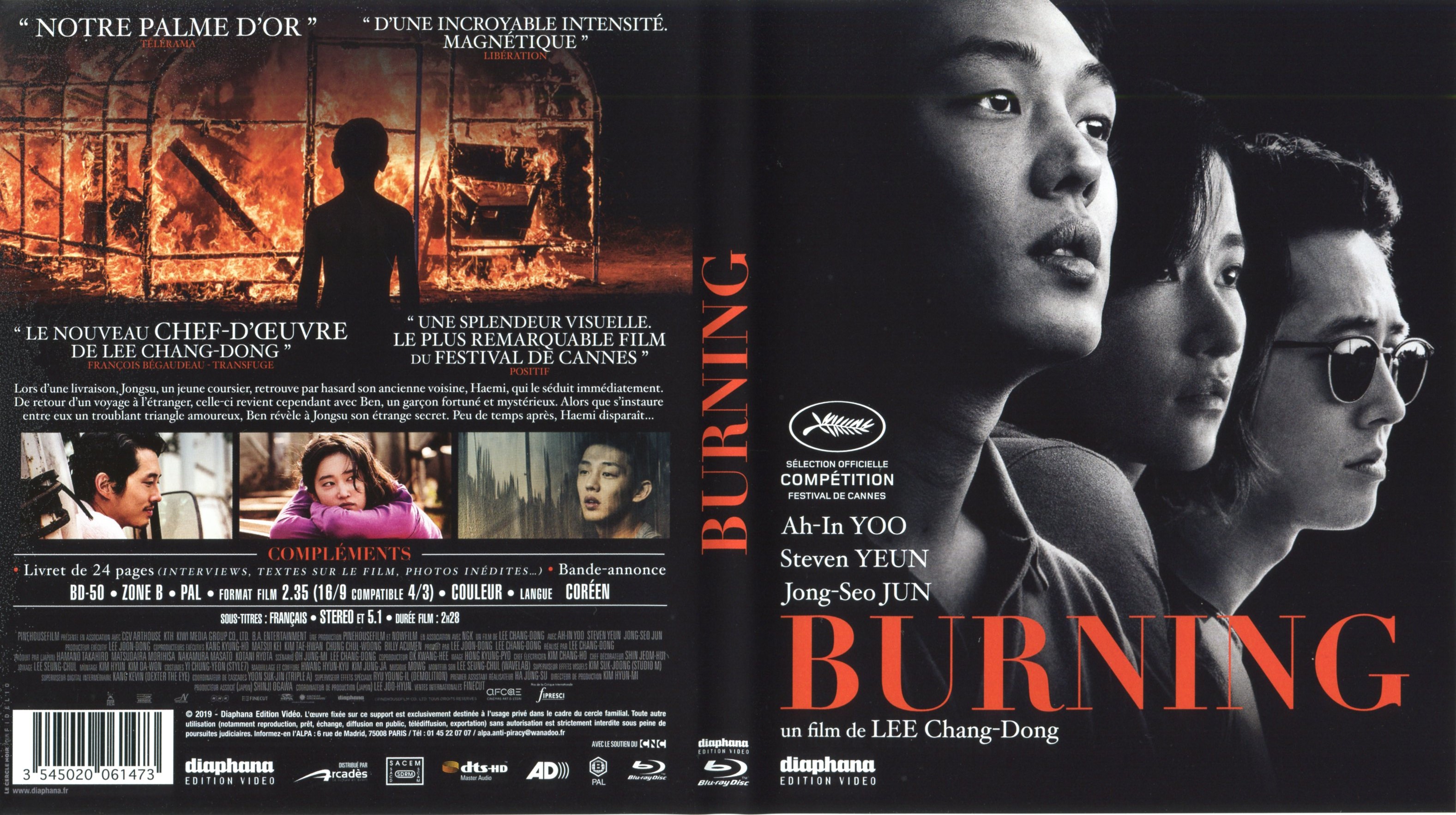 Jaquette DVD Burning (BLU-RAY)