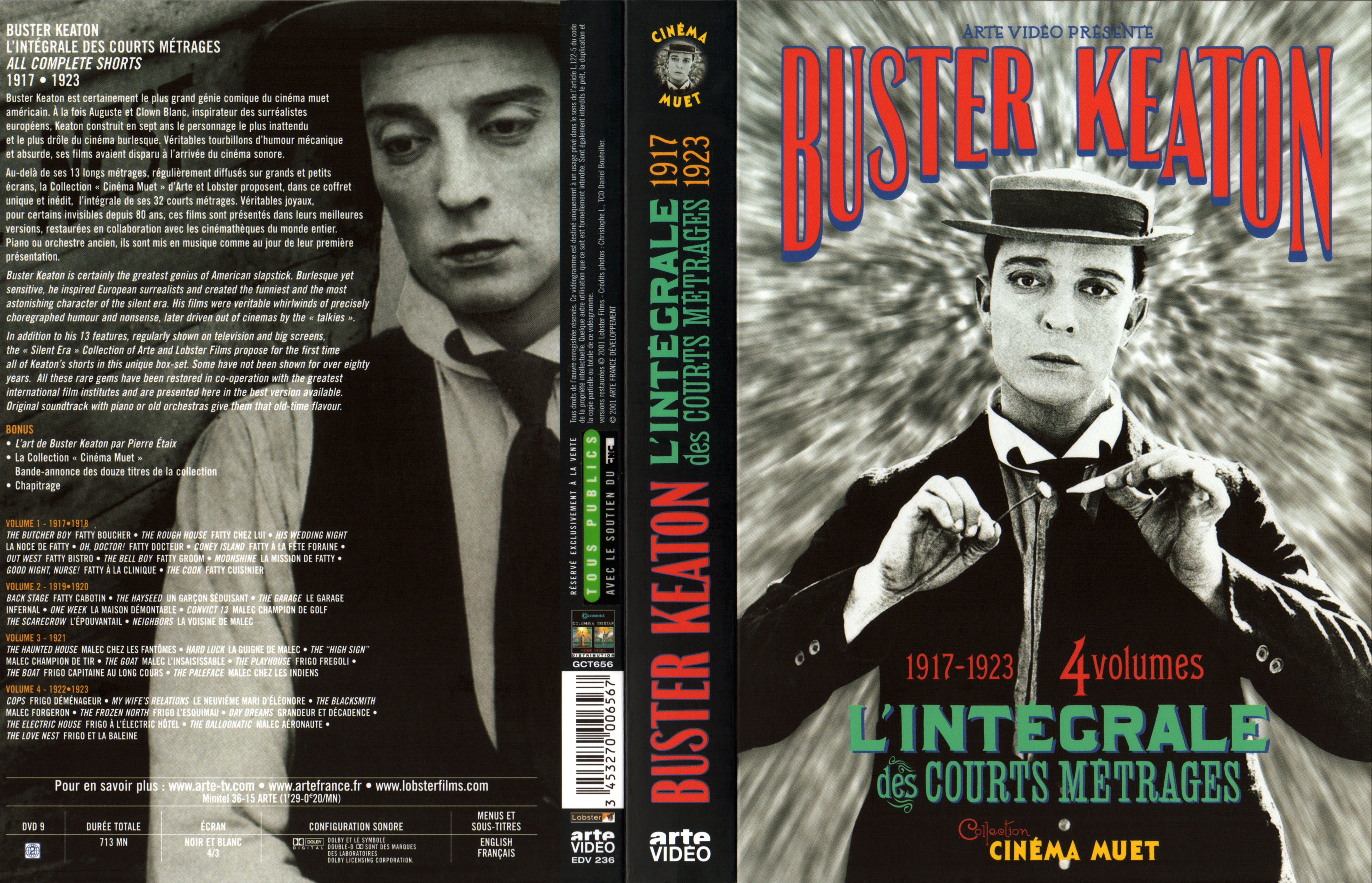 Jaquette DVD Buster Keaton - L