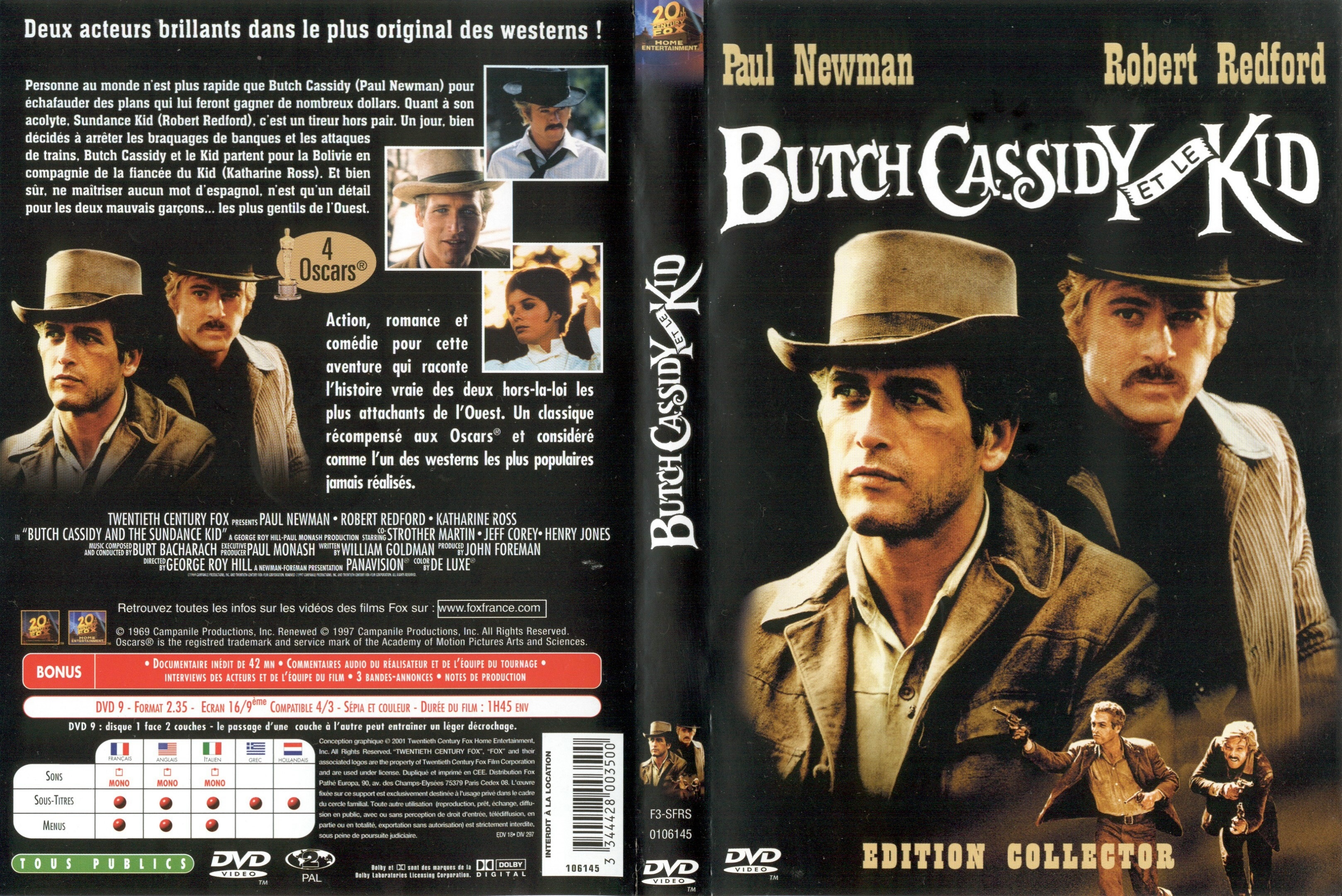 Jaquette DVD Butch Cassidy et le Kid