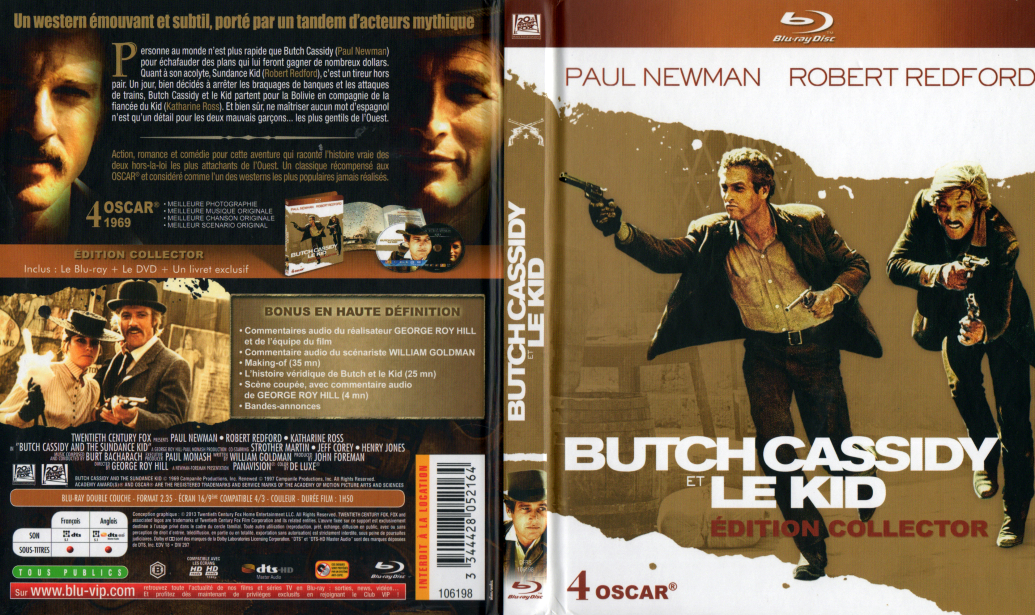 Jaquette DVD Butch Cassidy et le Kid (BLU-RAY)