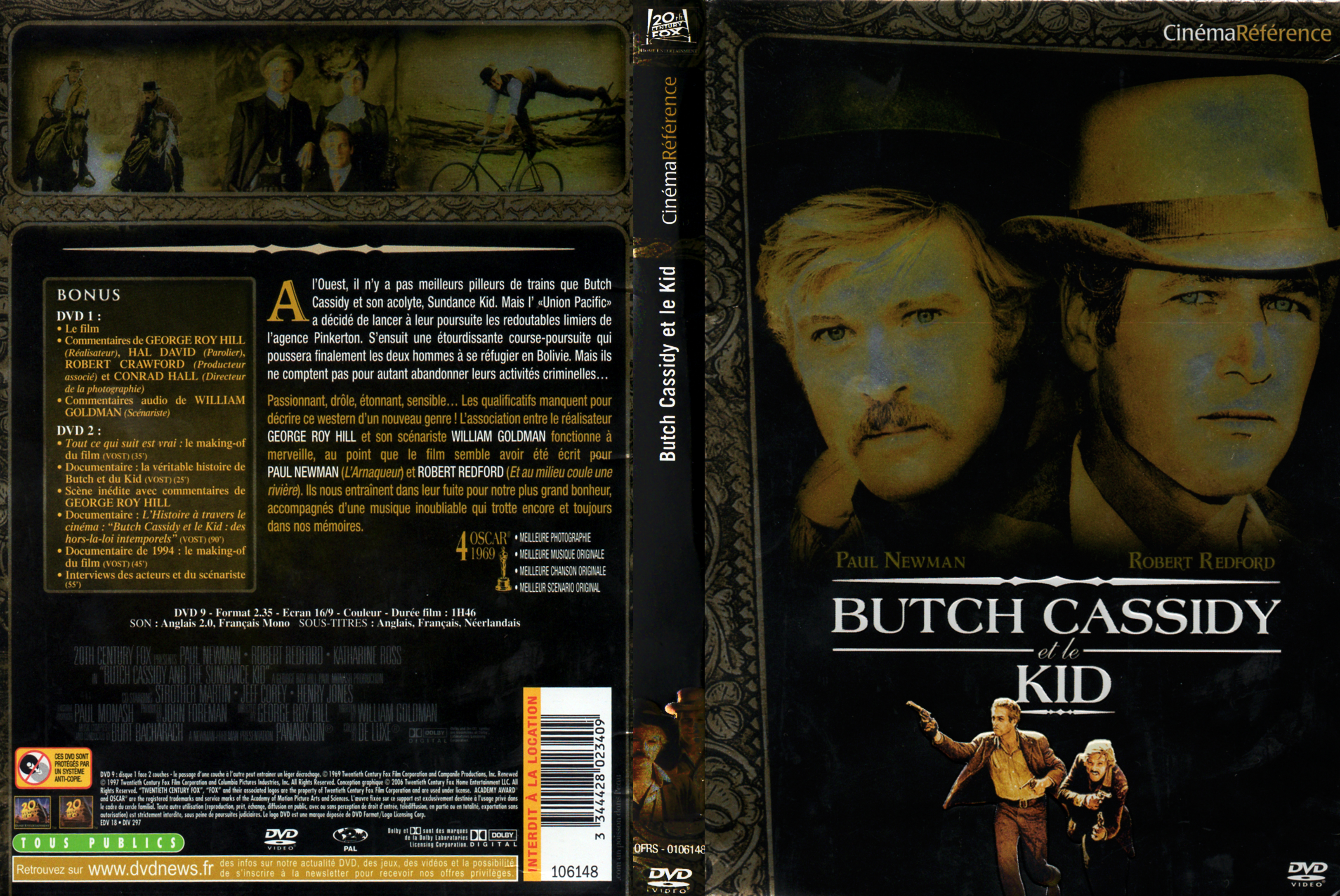 Jaquette DVD Butch Cassidy et le Kid v2