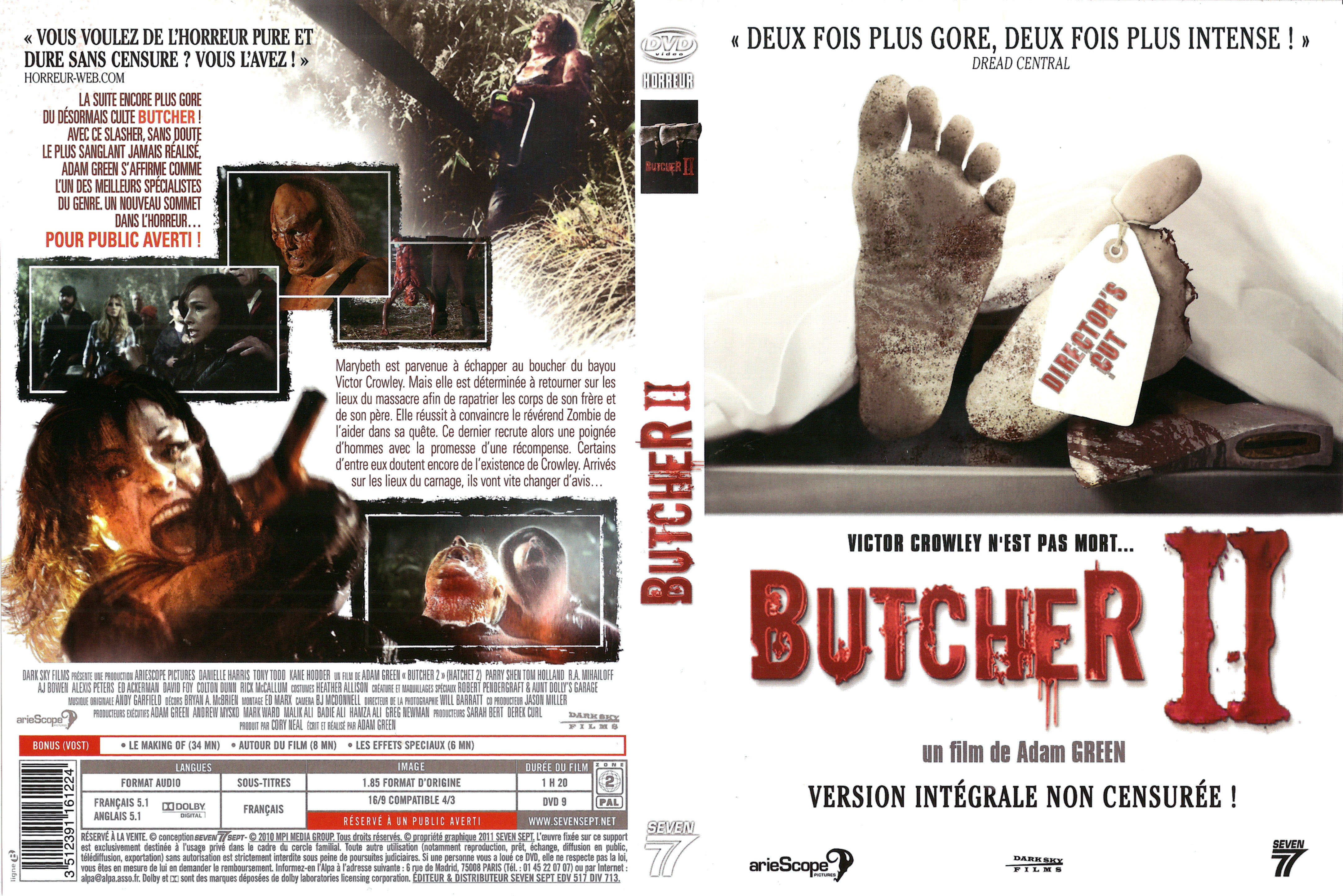 Jaquette DVD Butcher 2