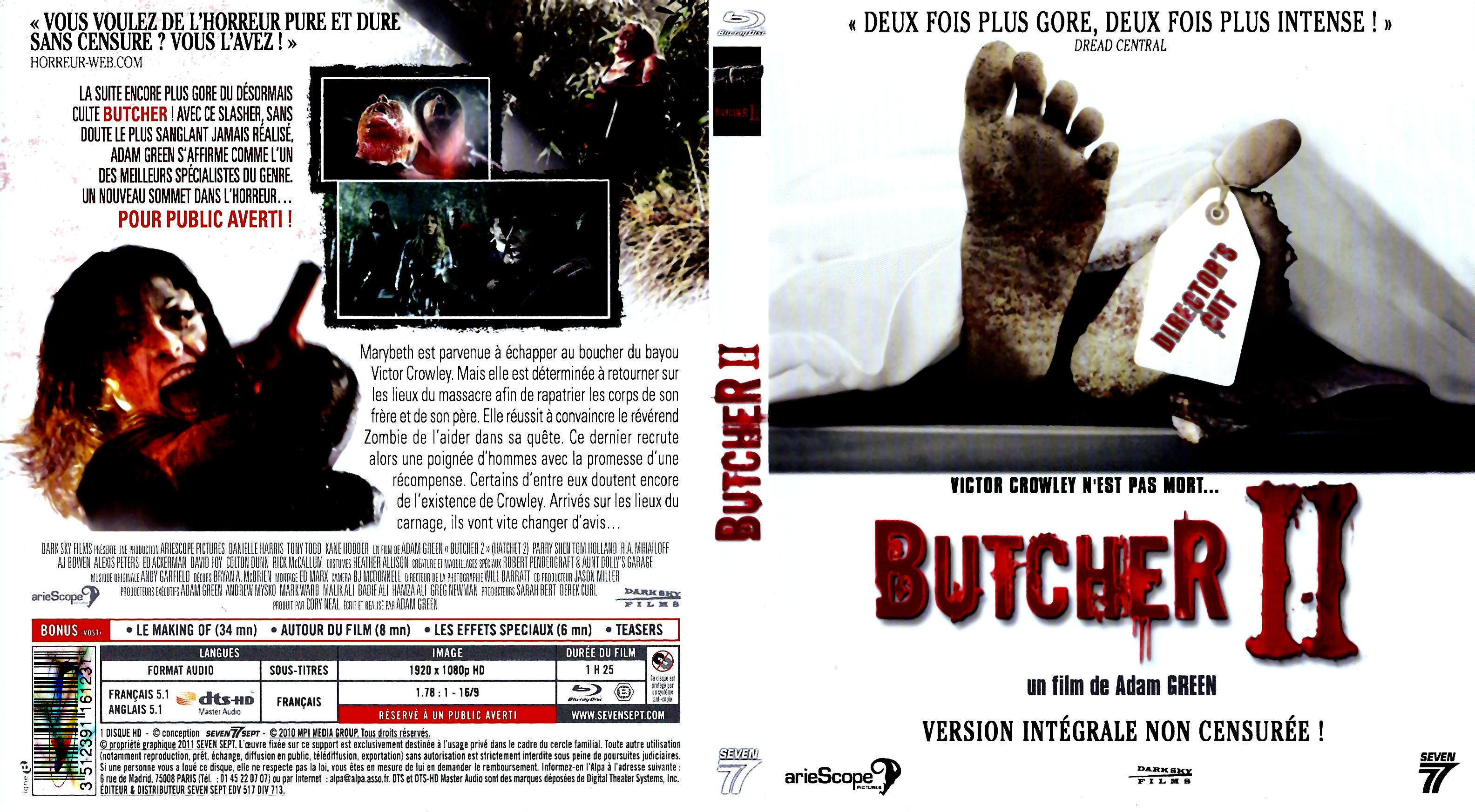 Jaquette DVD Butcher 2 (BLU-RAY) 