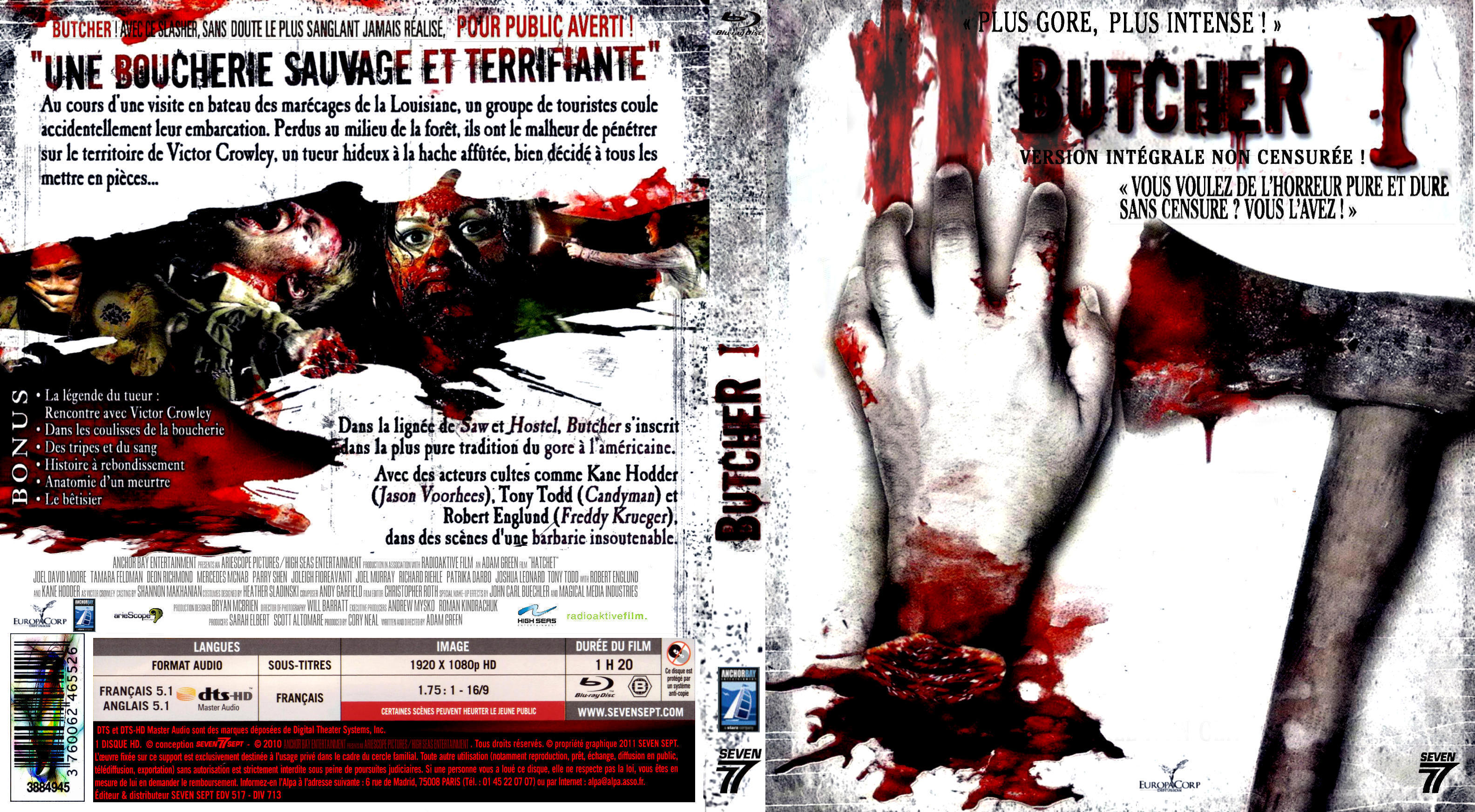 Jaquette DVD Butcher custom (BLU-RAY)