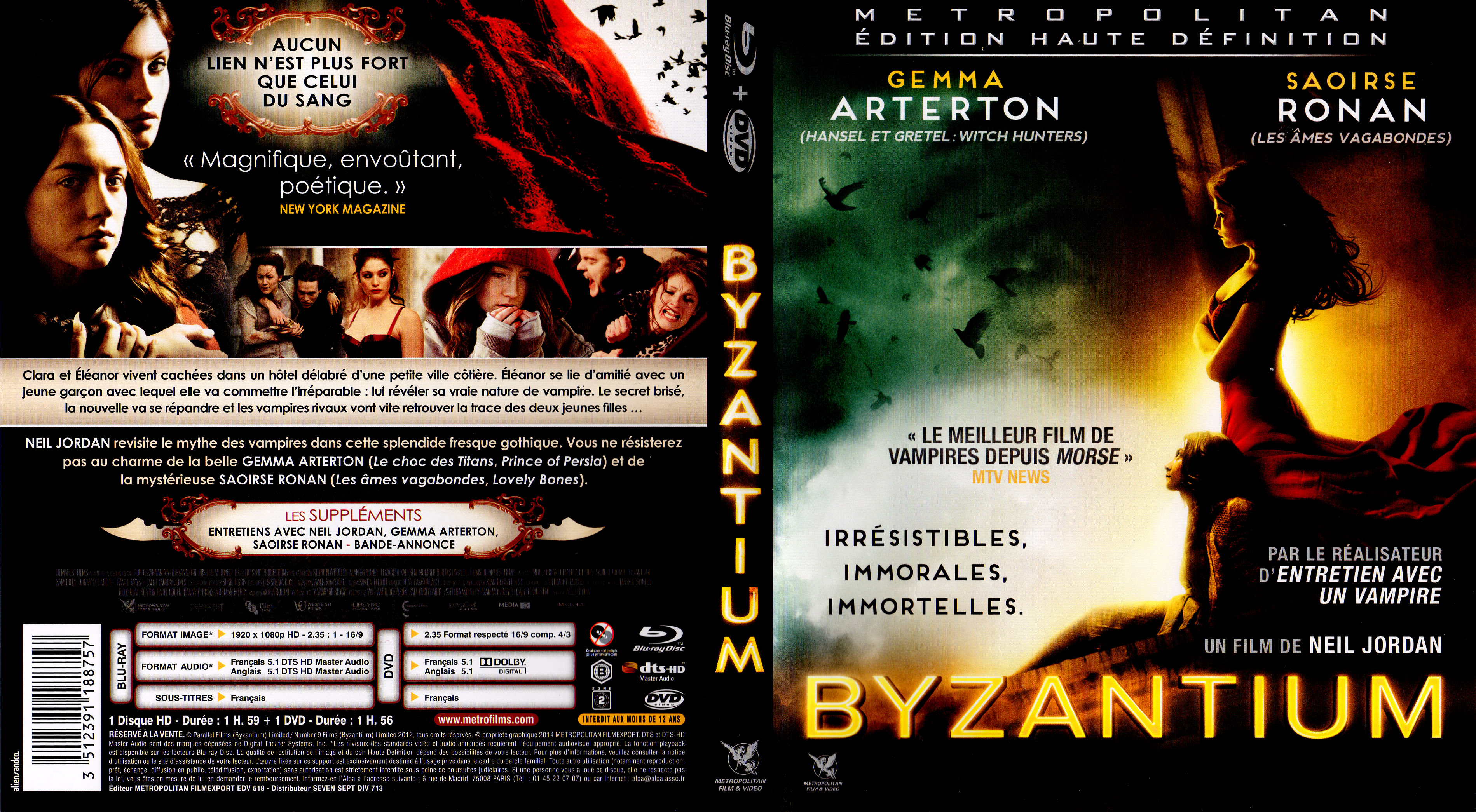 Jaquette DVD Byzantium (BLU-RAY)