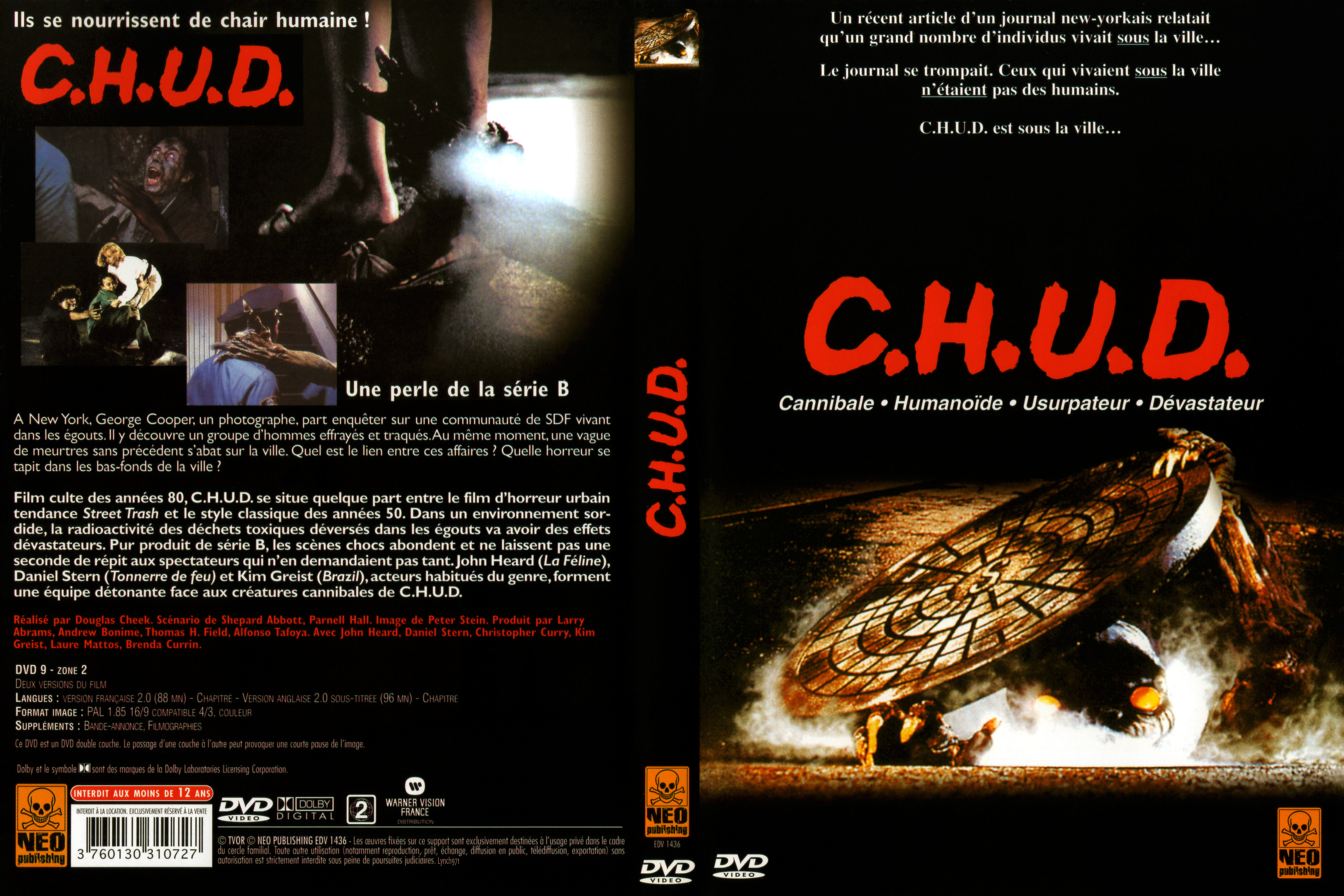 Jaquette DVD C.H.U.D v2