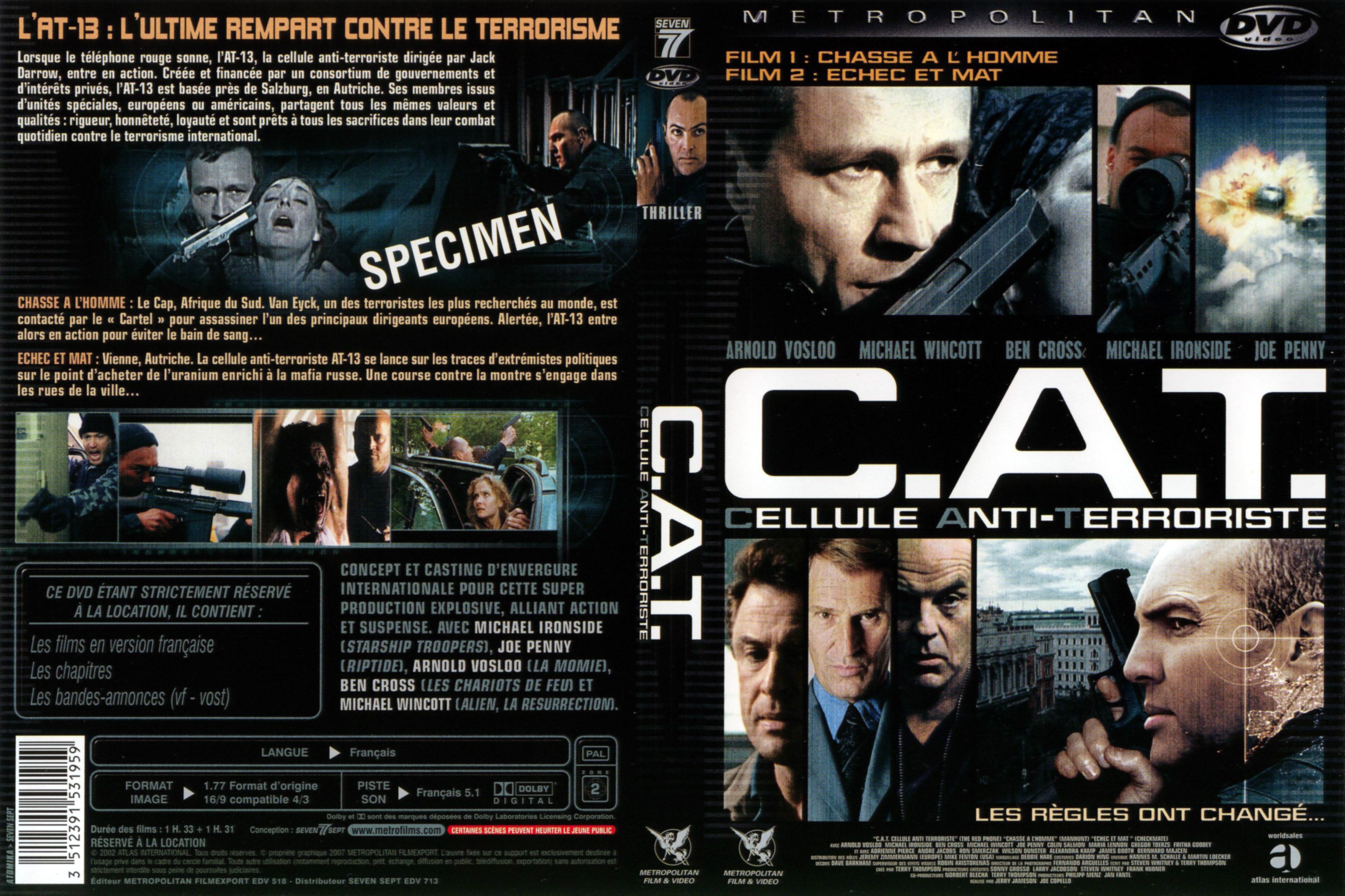 Jaquette DVD CAT Celulle Anti-terroriste